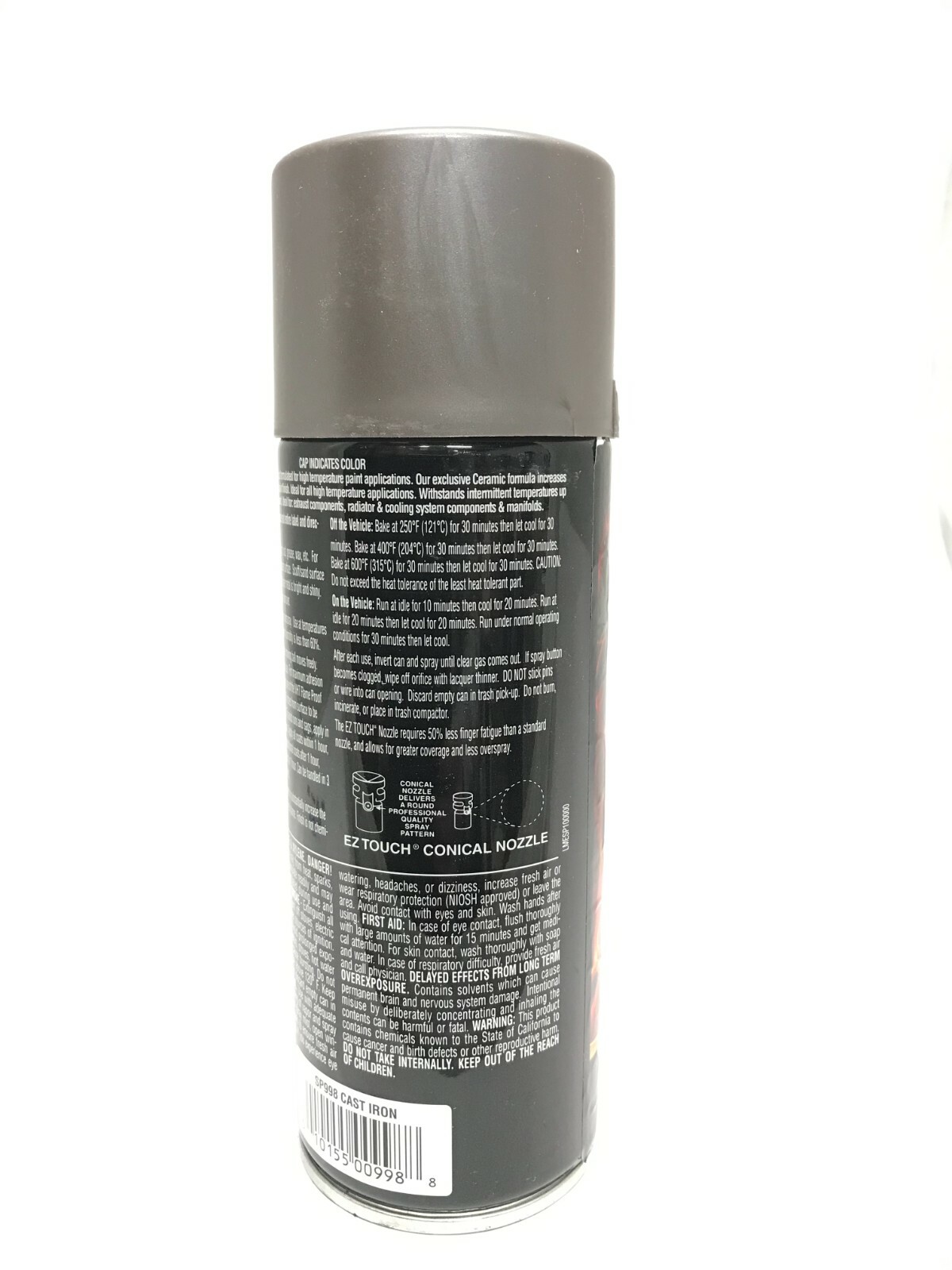 VHT SP998 FlameProof Cast Iron Paint, Header Paint Silica Ceramic Coating 11oz