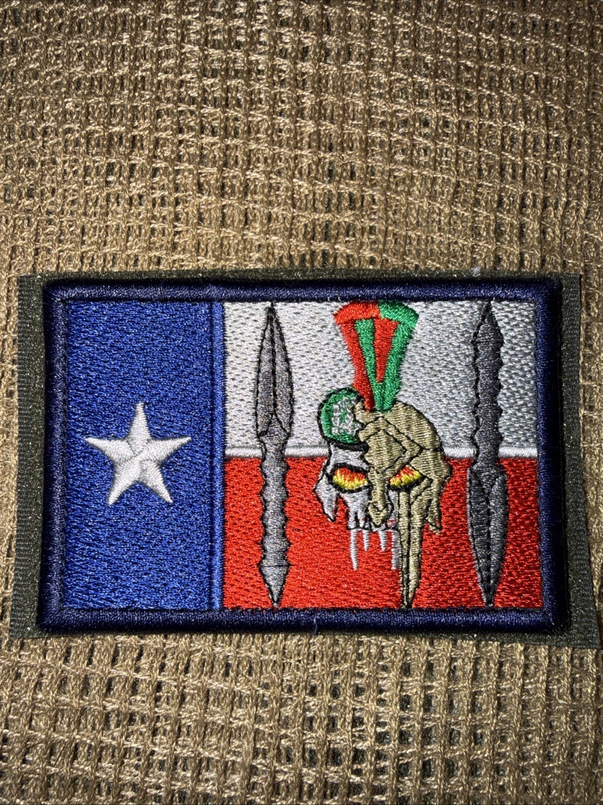 French Foreign Legion 2 Rep Pocket Patch W/Texas Flag Afgan War