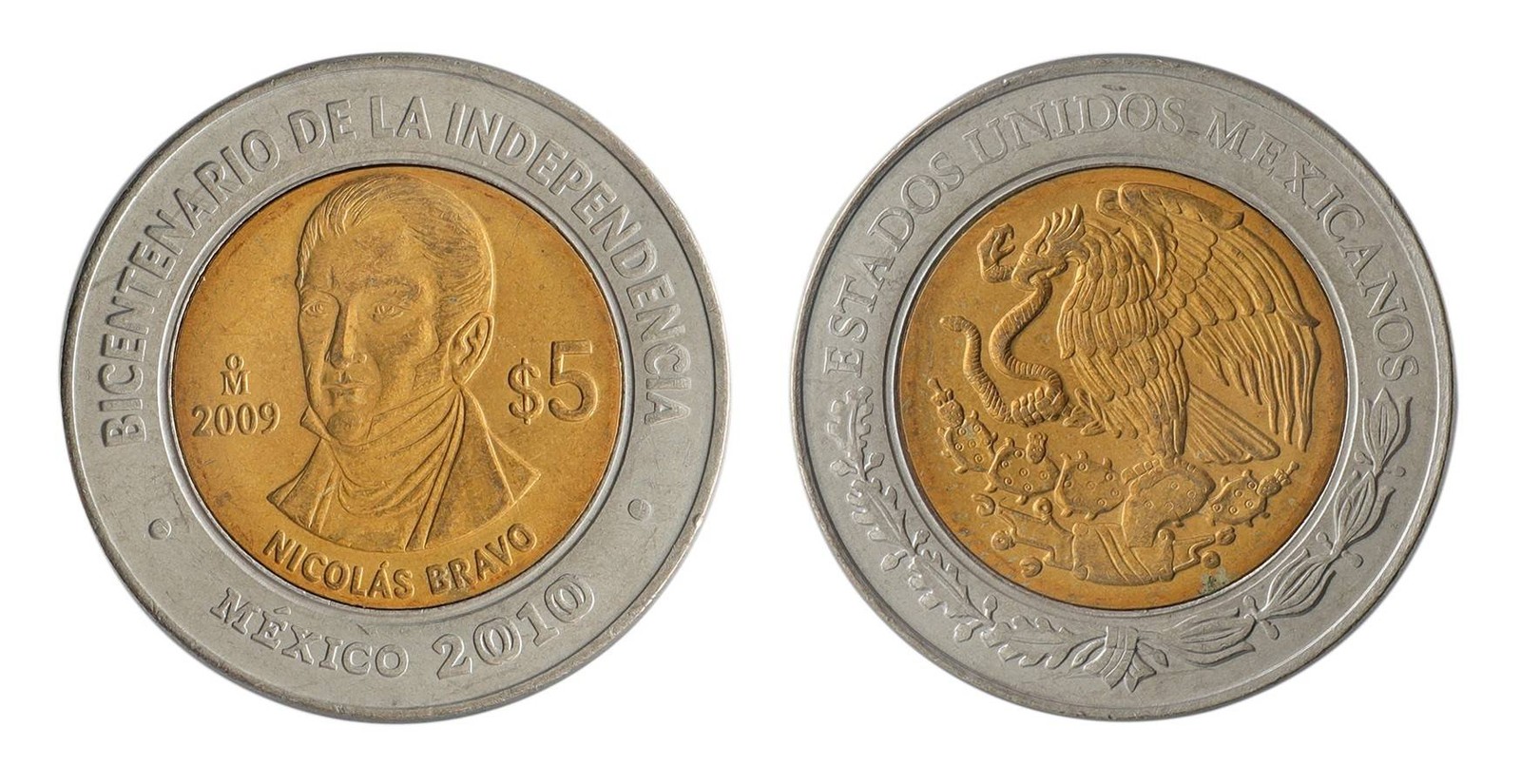 Mexico 5 Pesos, 2009, KM #914, Mint, Commemorative