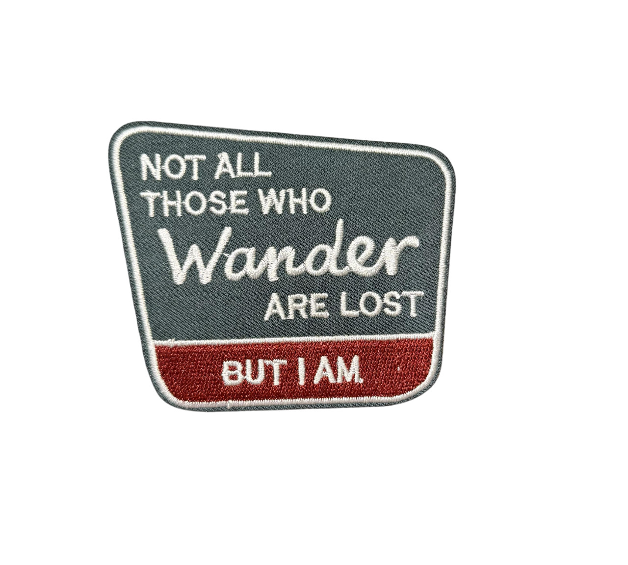 Adventure Wander Lost Funny Camping National Park Travel Patch, Iron On/Sew On