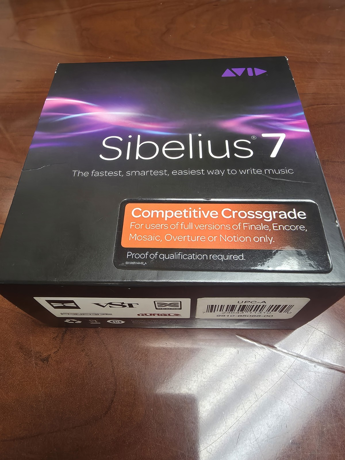 Sibelius 7 Music Notation Software Crossgrade for Full Versions of Finale - New