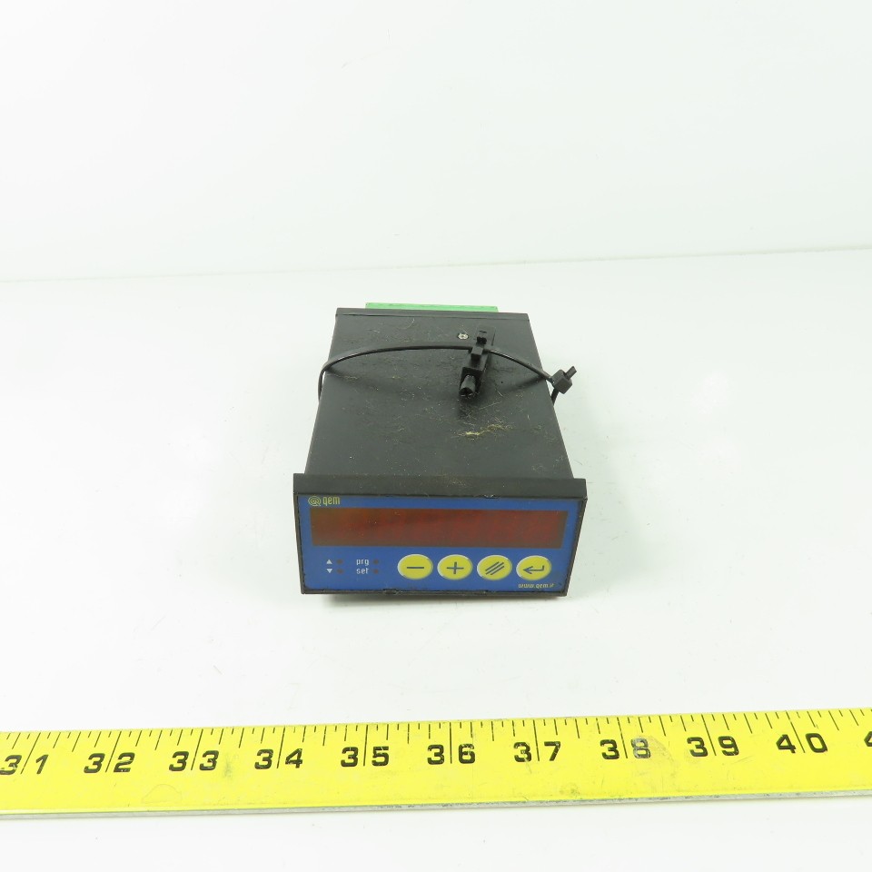 QEM HM207.04A/T018/1/E/24 Programmable Electronic Speed Regulator Panel Meter