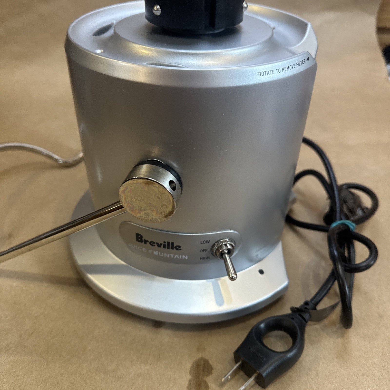Breville Juice Fountain JE98XL Replacement Base Motor Only Tested Used