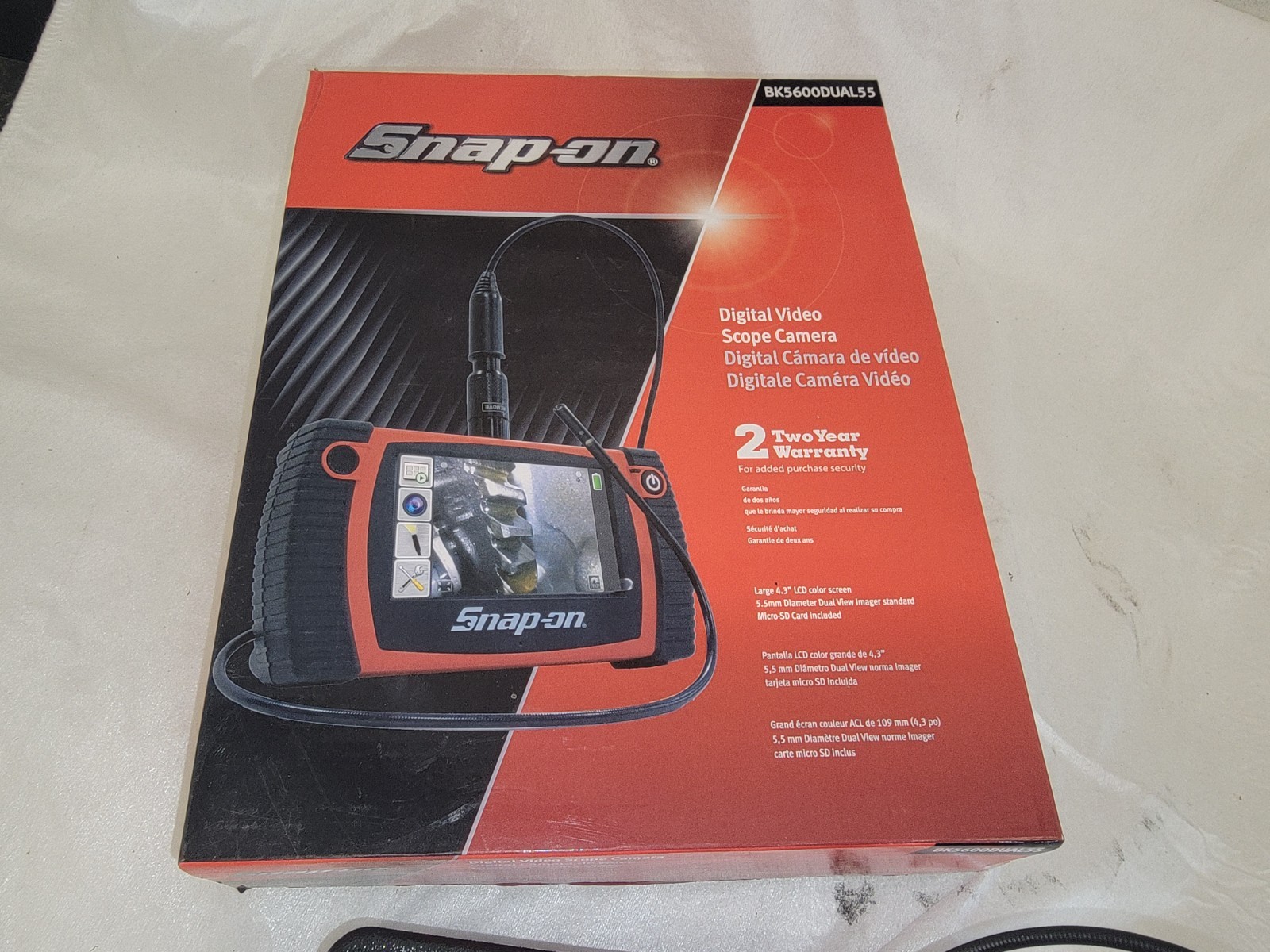 Snap-on BK5600DUAL55 Digital Video Scope Camera