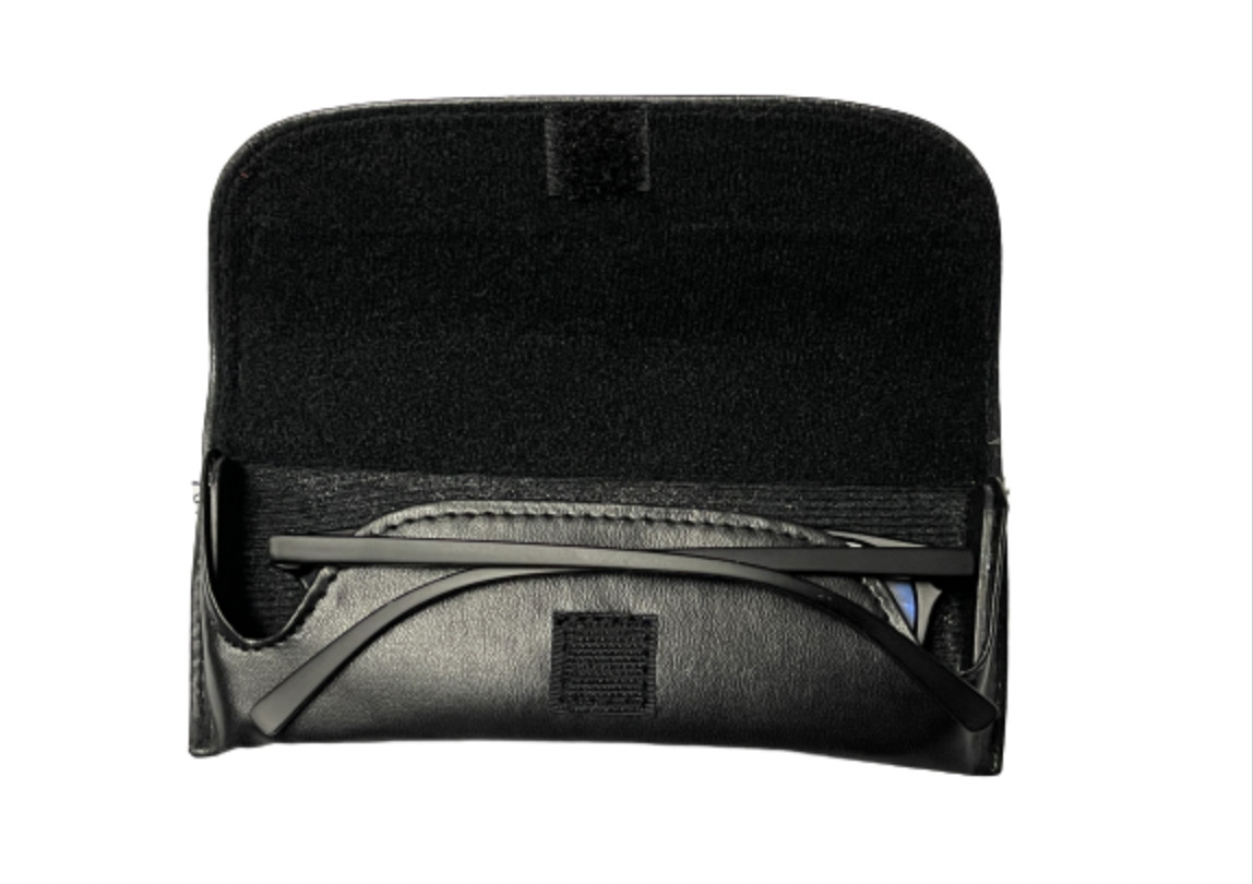 Semi-Hard Pocket Clip case and Belt loop case. Black(45)