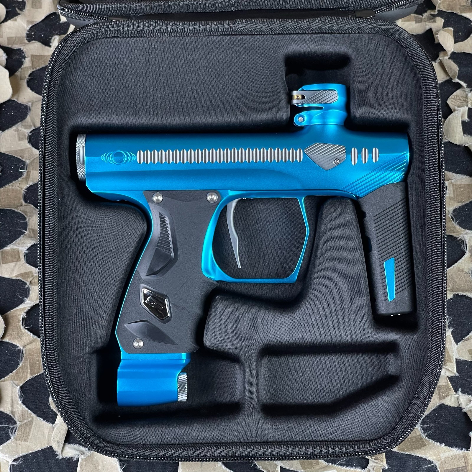 NEW Method DLX Shocker Era Paintball Gun - Teal/Gray