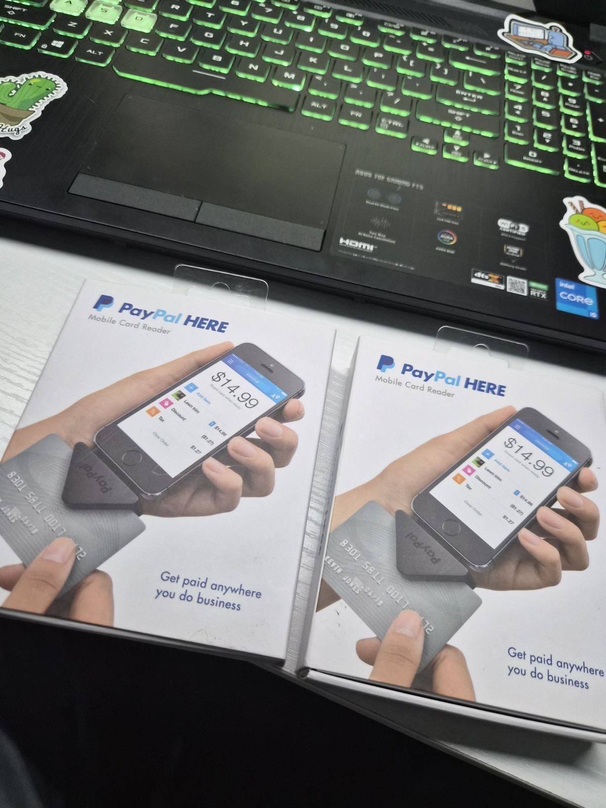 ( X2 ) PayPal Here - Mobile Credit Card Reader Swiper