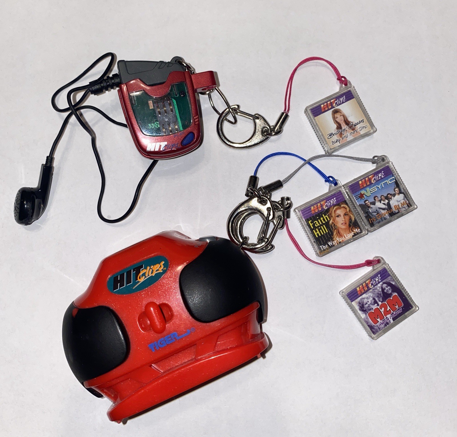 VTG Y2K Tiger Hit Clips 2 Players And 4 Cards *EVERYTHING WORKS*
