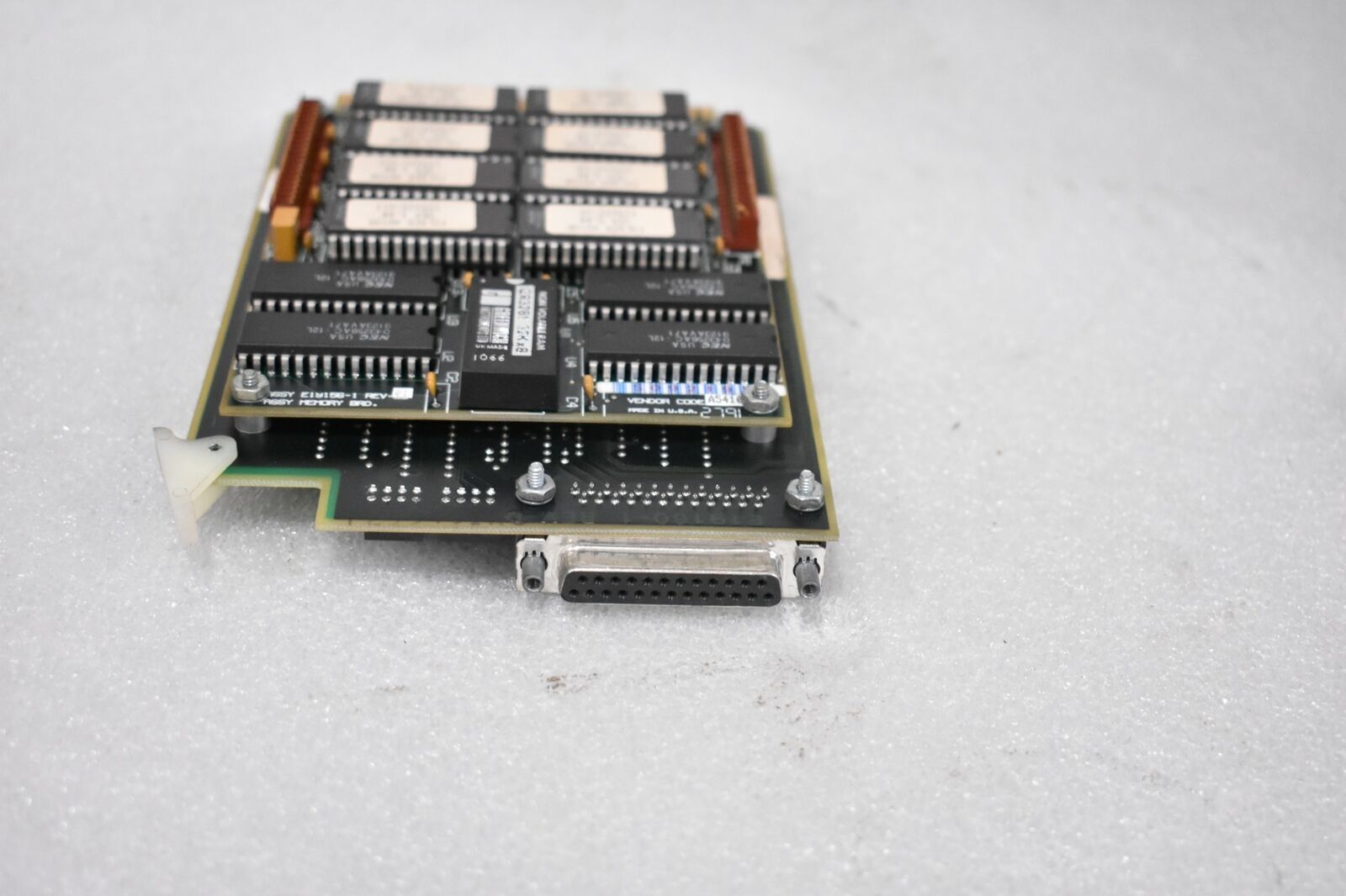 GOSS/ROCKWELL MEMORY BOARD E19161-1 REV-03 C3 ASSEMBLY PROCESSOR BOARD 68008