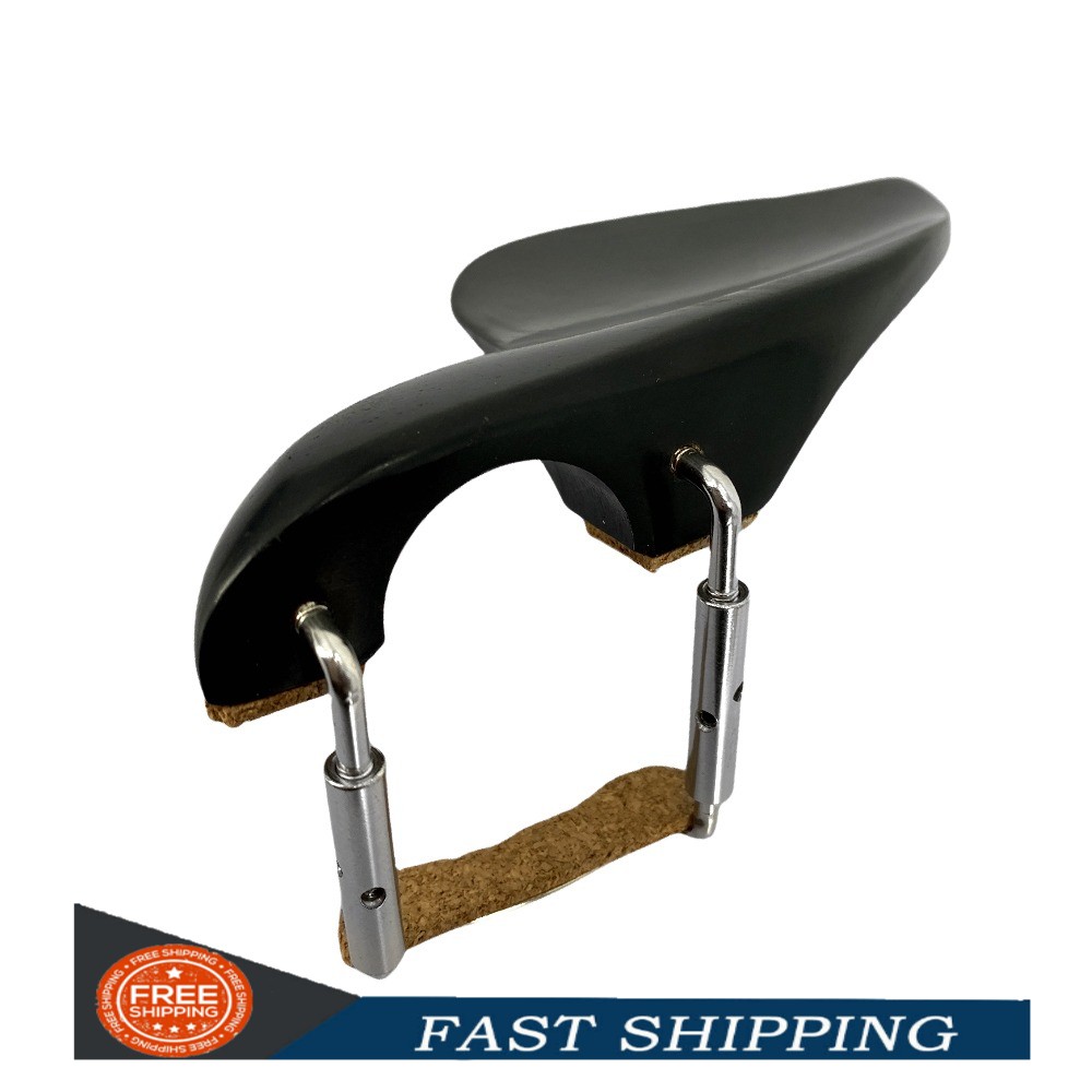 4/4 Violin Chin Rest Right-handed Ebony Wood Material with Screws Violin Parts