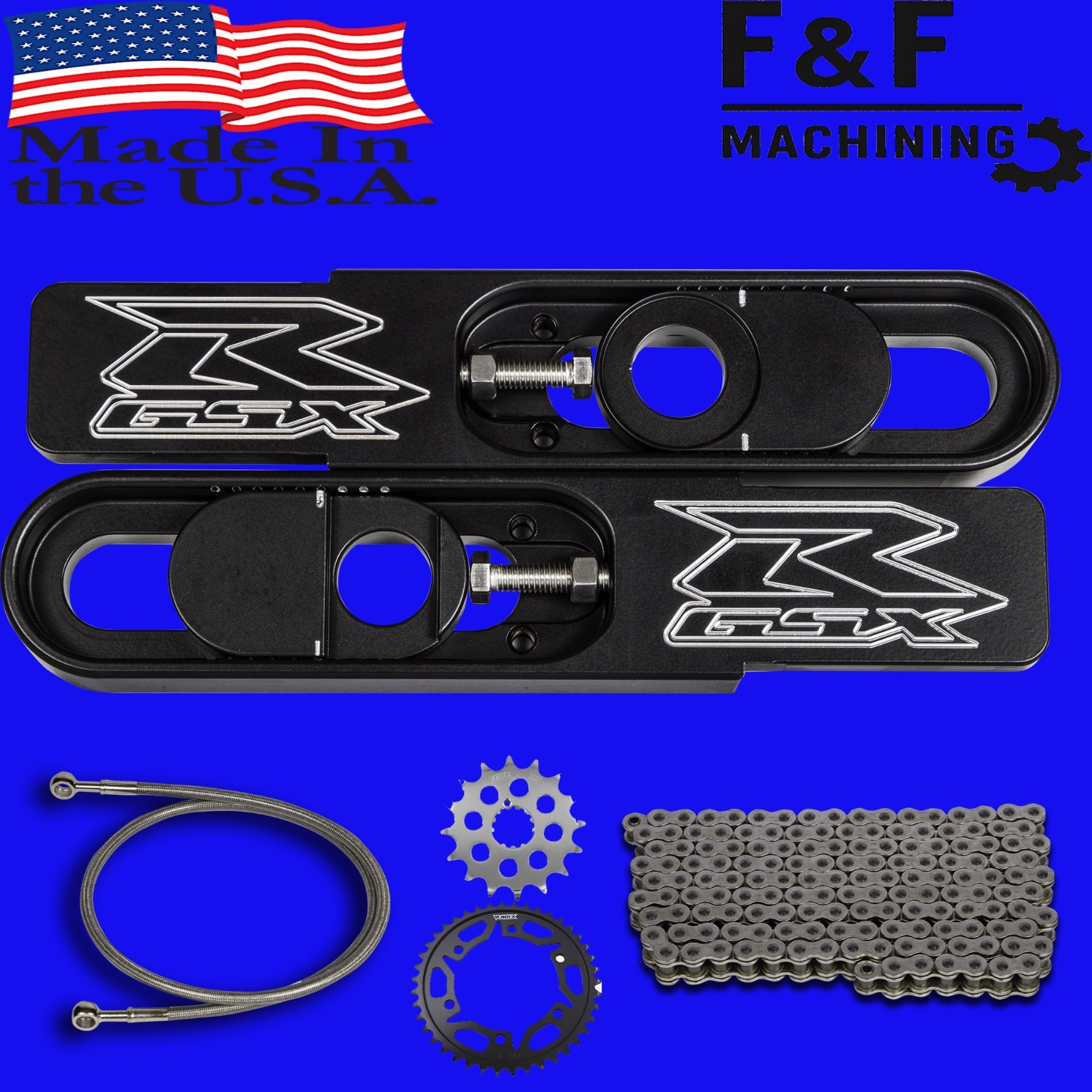 2005-2006 GSXR 1000 Drag Race swingarm extension Kit   "Made In The USA"