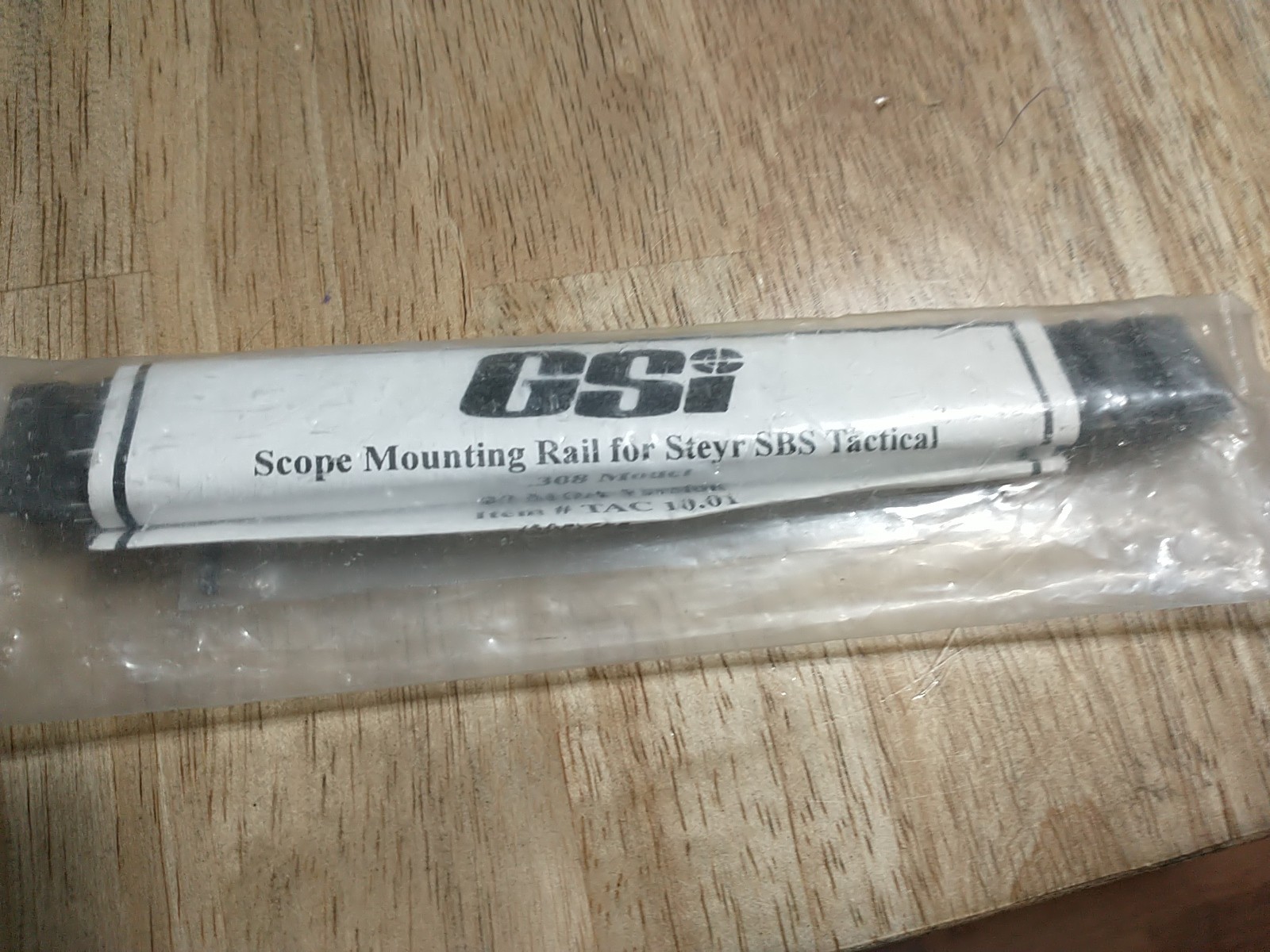 GSI SCOPE MOUNTING RAIL STEYR SBS TACTICAL STEEL .308 MODEL 20 MOA #TAC 10.01