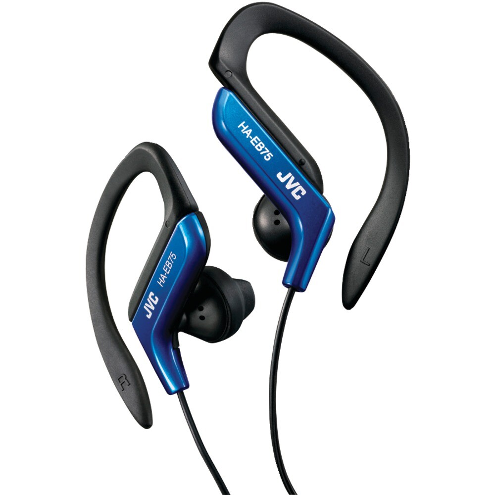 JVC Ear-Clip Earbuds (Blue) Lightweight and Comfortable Ear Clip JVCHAEB75A