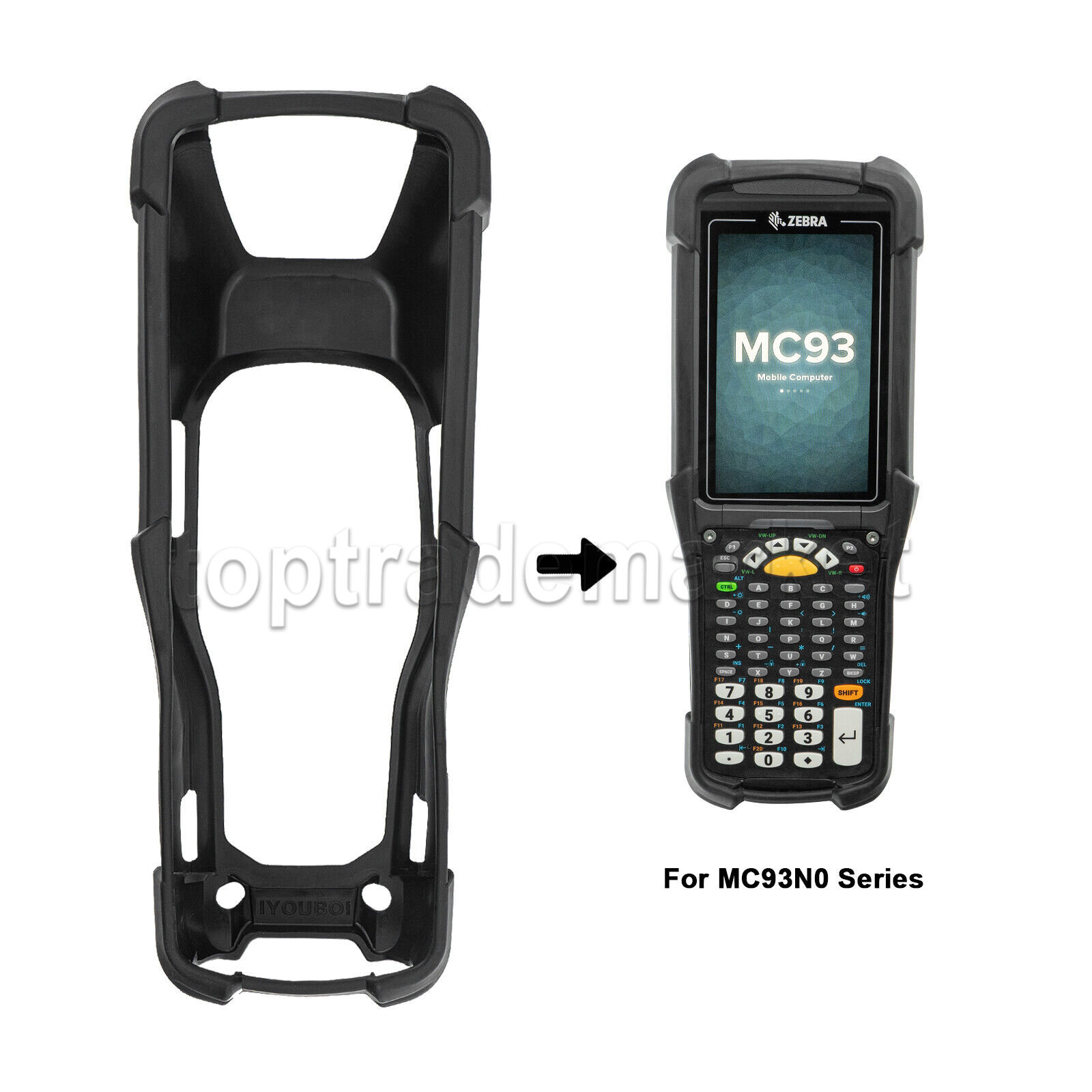 New MC93 Protective Cover Case Rugged Boot For Zebra MC9300 MC930B