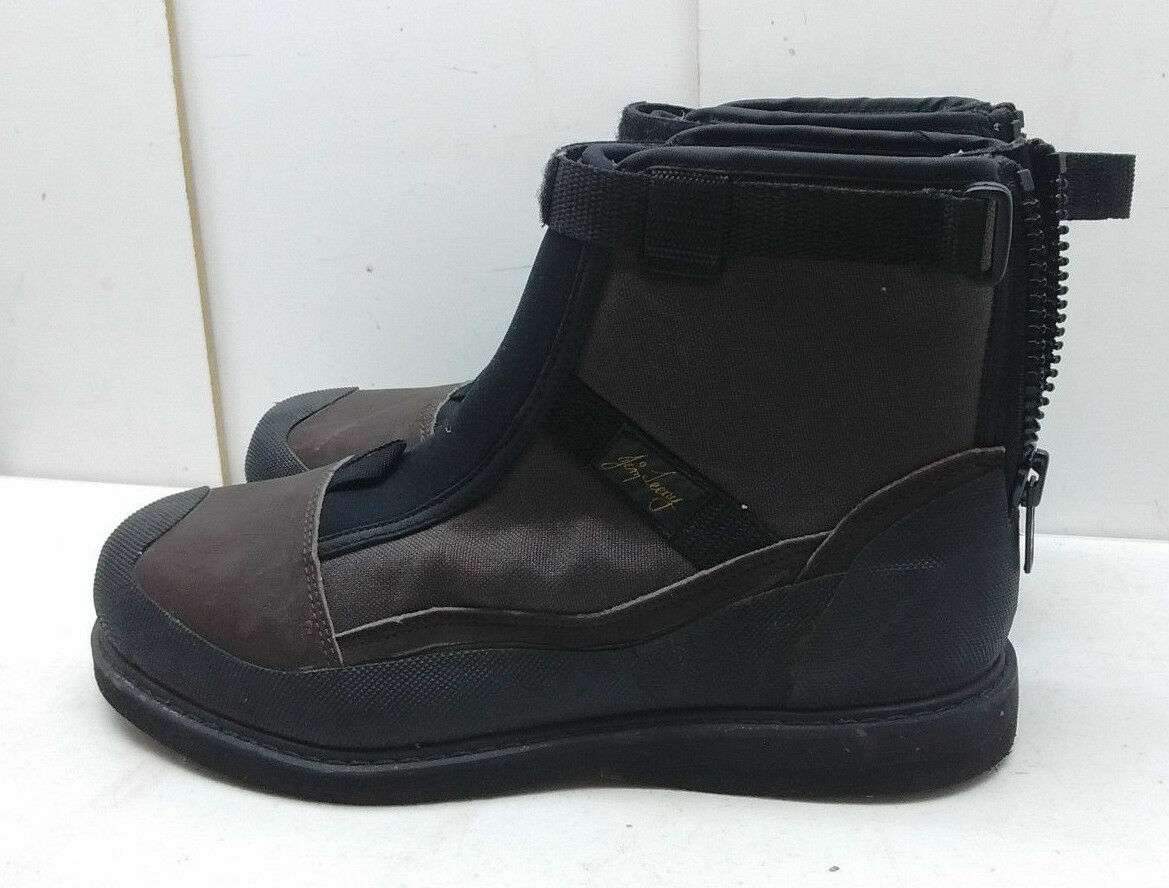 Tiny Teeny Men Brown Synthetic Ankle Boots Fly Fishing Wading Casual Shoes 9 M