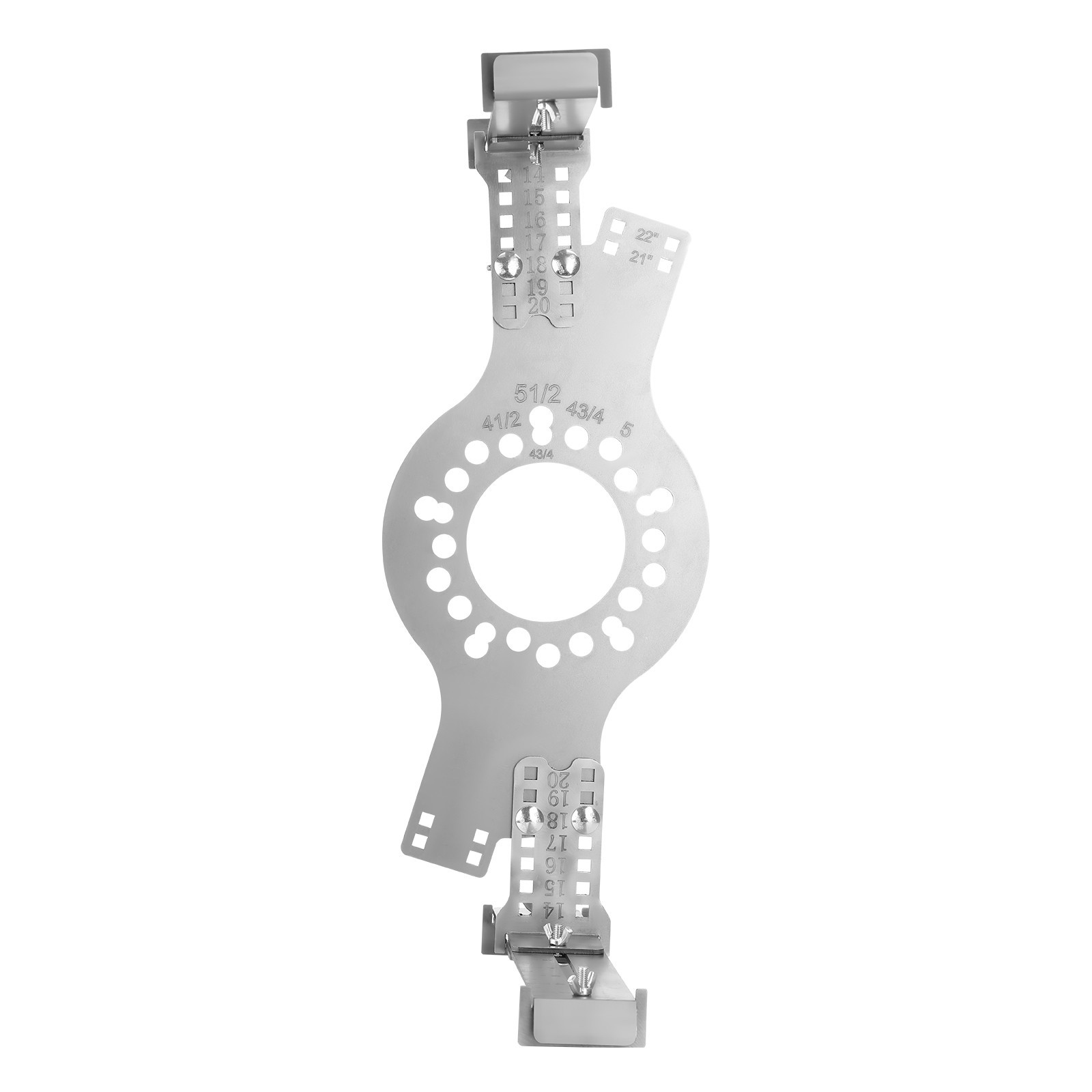 Wheel Fitment Testing Tool, Tire Size Fit Test Measuring Mockup, 5-Lug Pattern