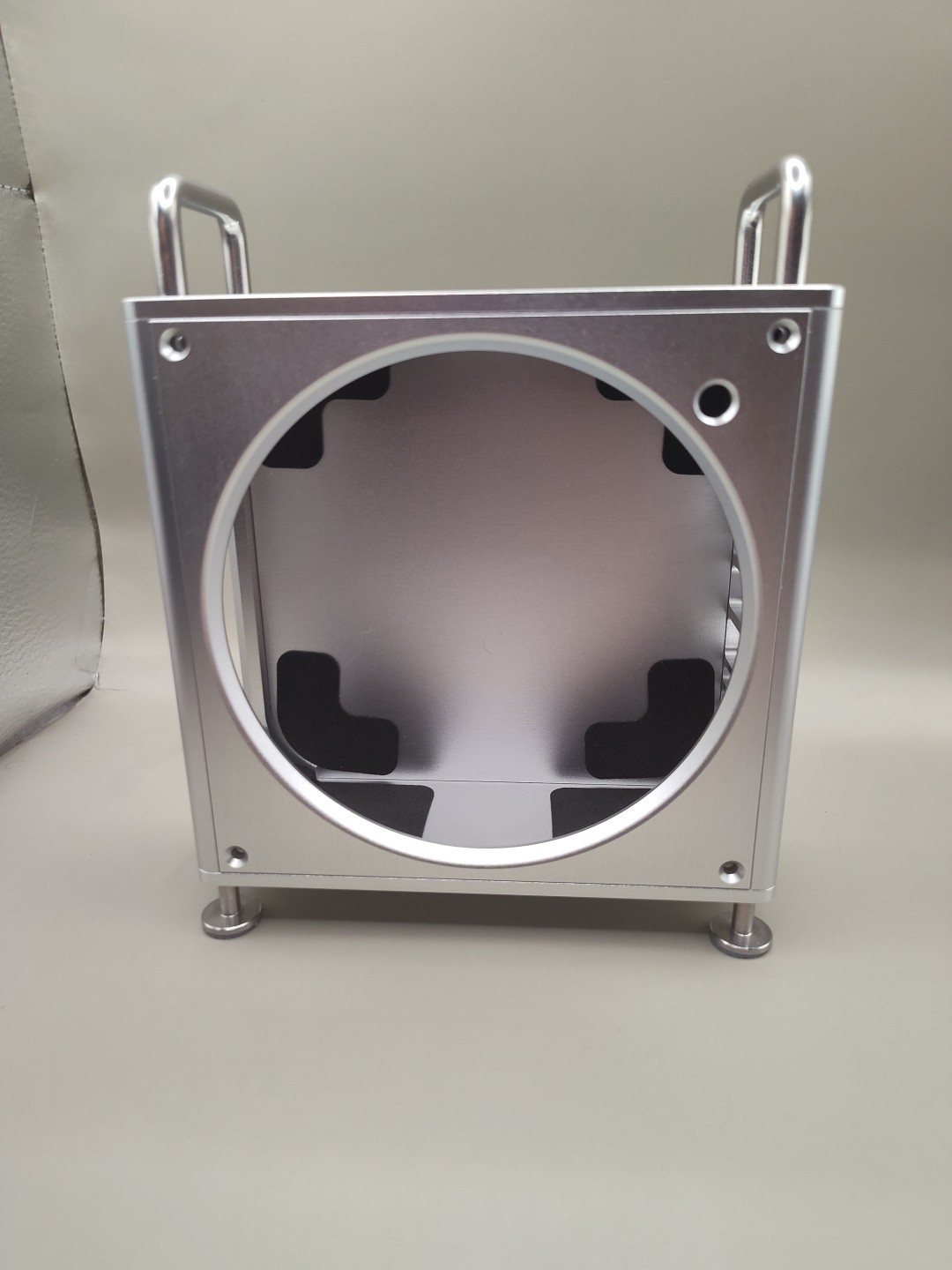 Stand for 2024 Mac Mini M4/M4 Silver, ALUMINUM-silver