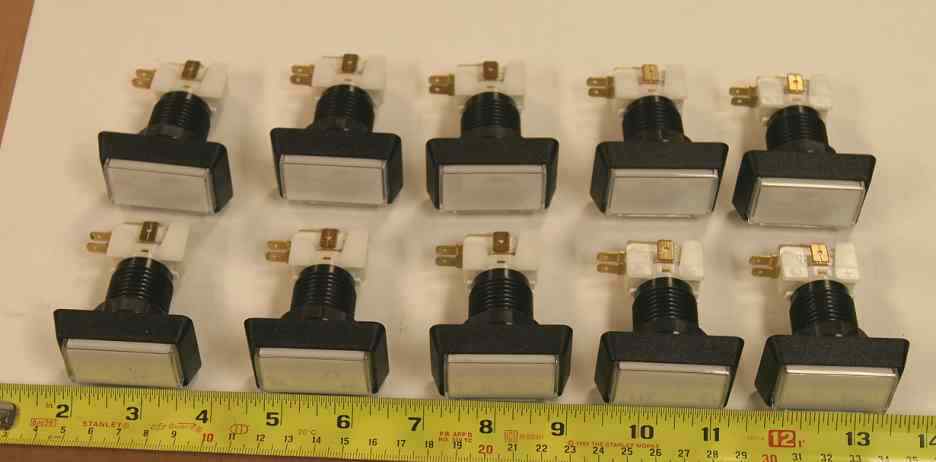 10 x Royal Vendors 650 768 soda machine "LIVE" selection buttons for 1 price