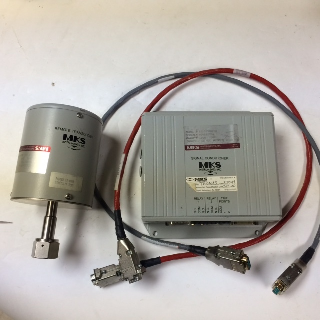 MKS MODEL 621C13TBFHA, REMOTE TRANSDUCER & SIGNAL CONDITIONER, 1000 TORR
