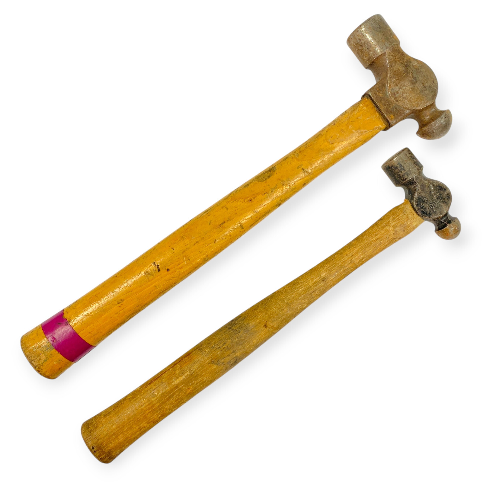 Proto 1308 and Unbranded Ball Peen Hammers, Wood Handle, 2 Pcs, Made in USA