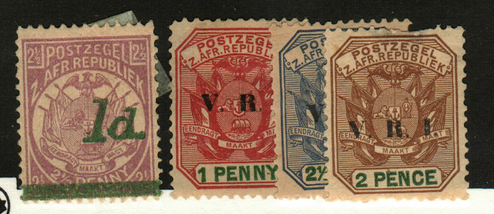 Transvaal #162, 203-5 MH