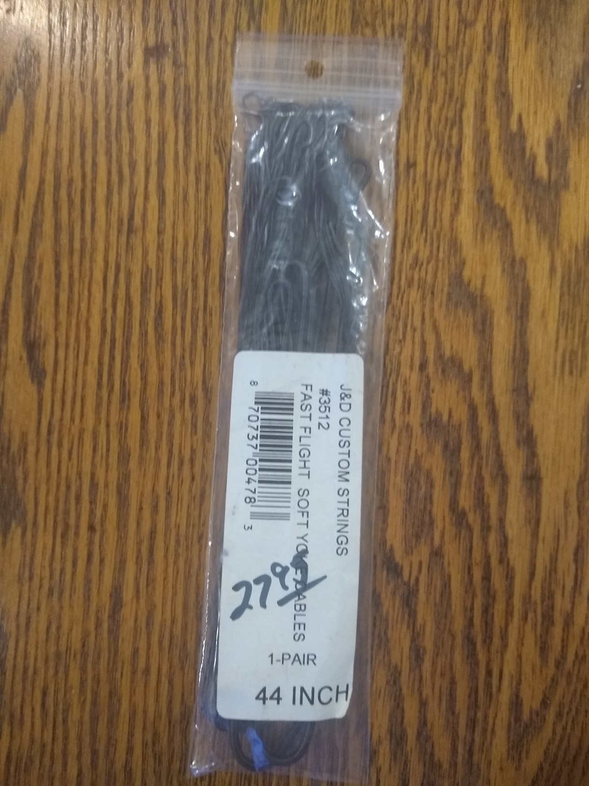 NEW Archery String 44" J & D CUSTOM 3512 FAST FLIGHT SOFT YOKE CABLES 1 PAIR