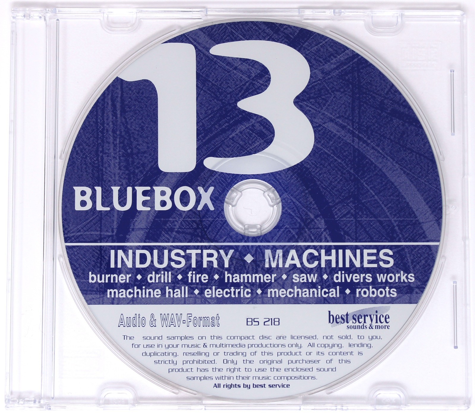Best Service Blue Box Sound Effects Sample Library/Sampling 17 CD Set