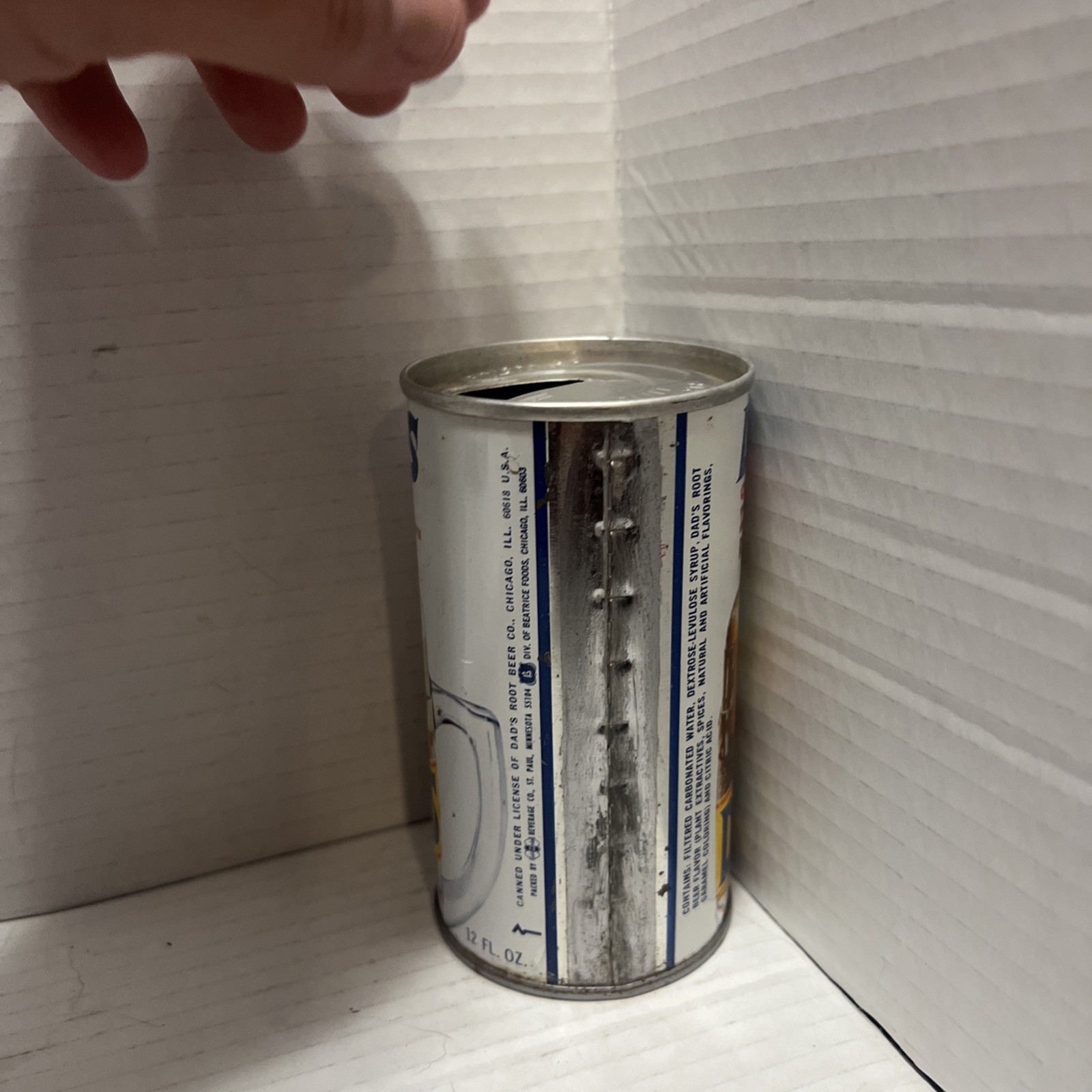 Cool Dads Root Beer "Ring Pull" Top 1970's Vintage Soda Can
