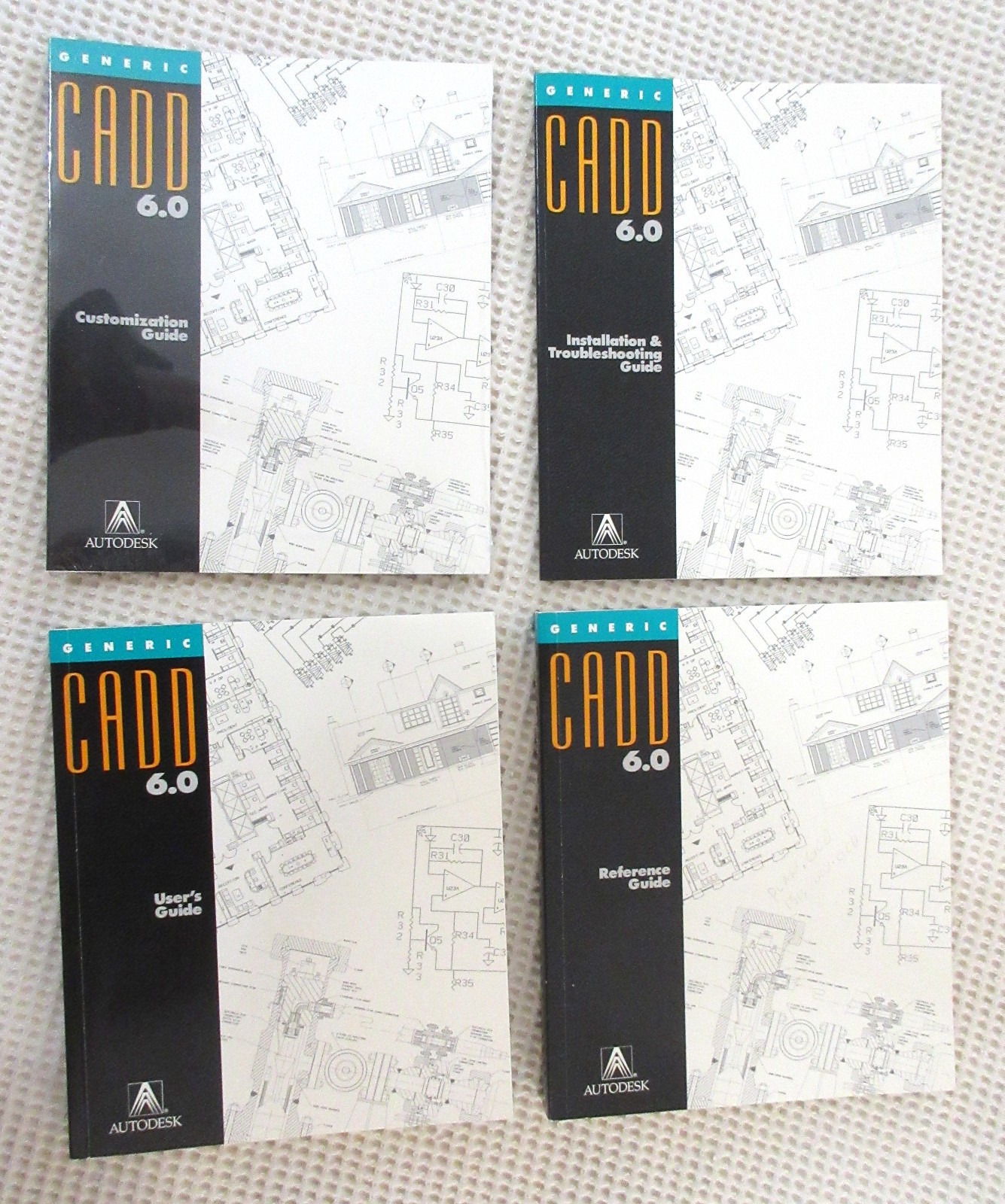 (O) Generic CADD 6.0 Design & Drafting Software, IBM, PC, Autodesk, 1991