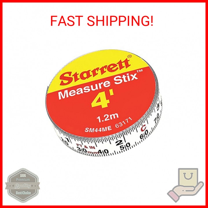 Starrett Tape Measure Stix with Adhesive Backing - Mount to Work Bench, Saw and