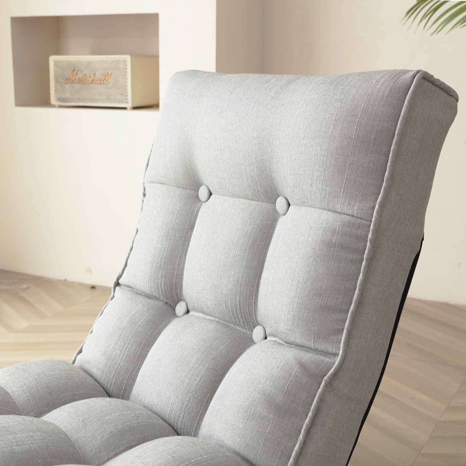 Foldable Reclining Sofa Chair-4-Segment Adjustable Back for Living Room,Playroom
