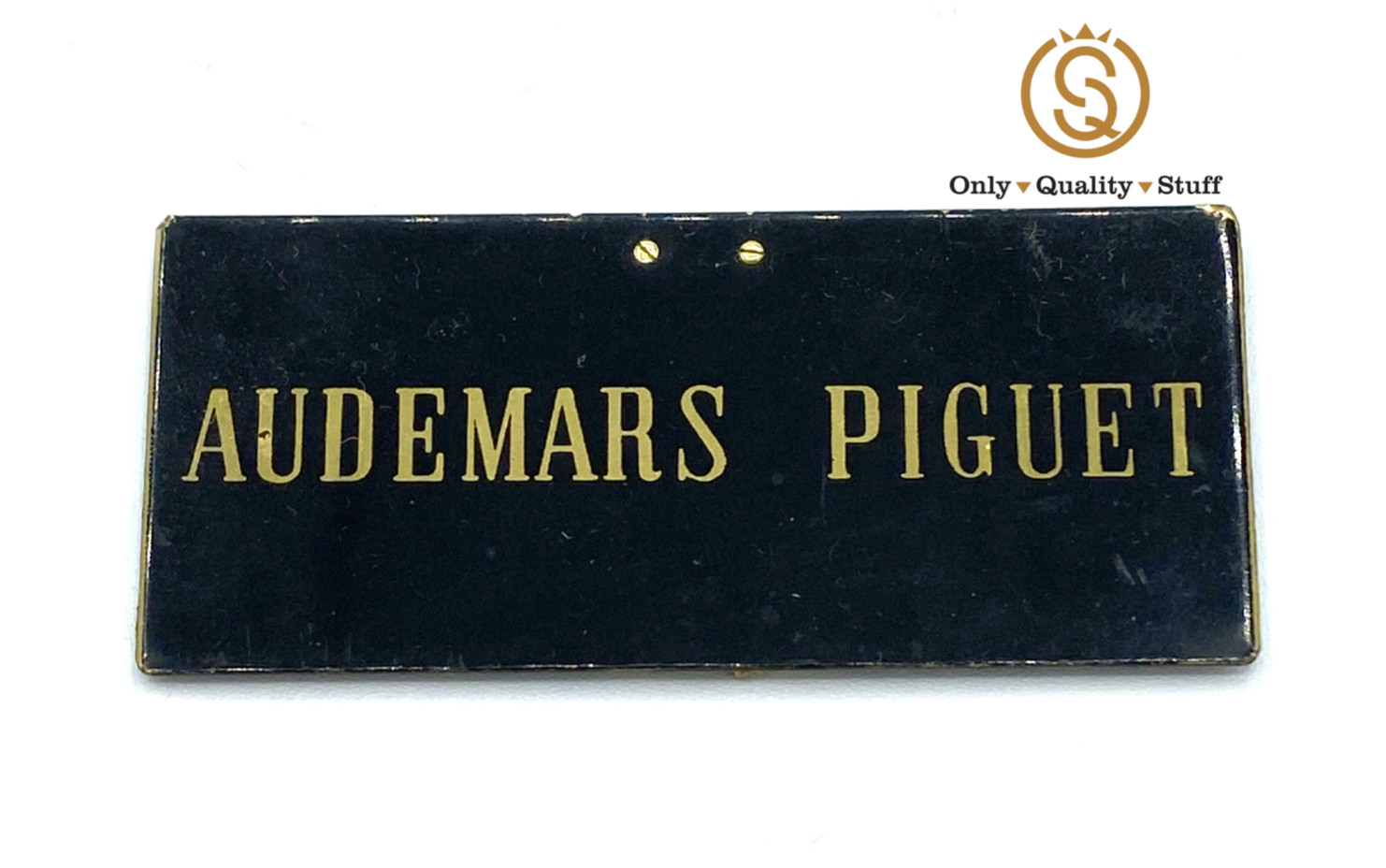 Audemars Piguet Original Vintage Metal Plate Tag