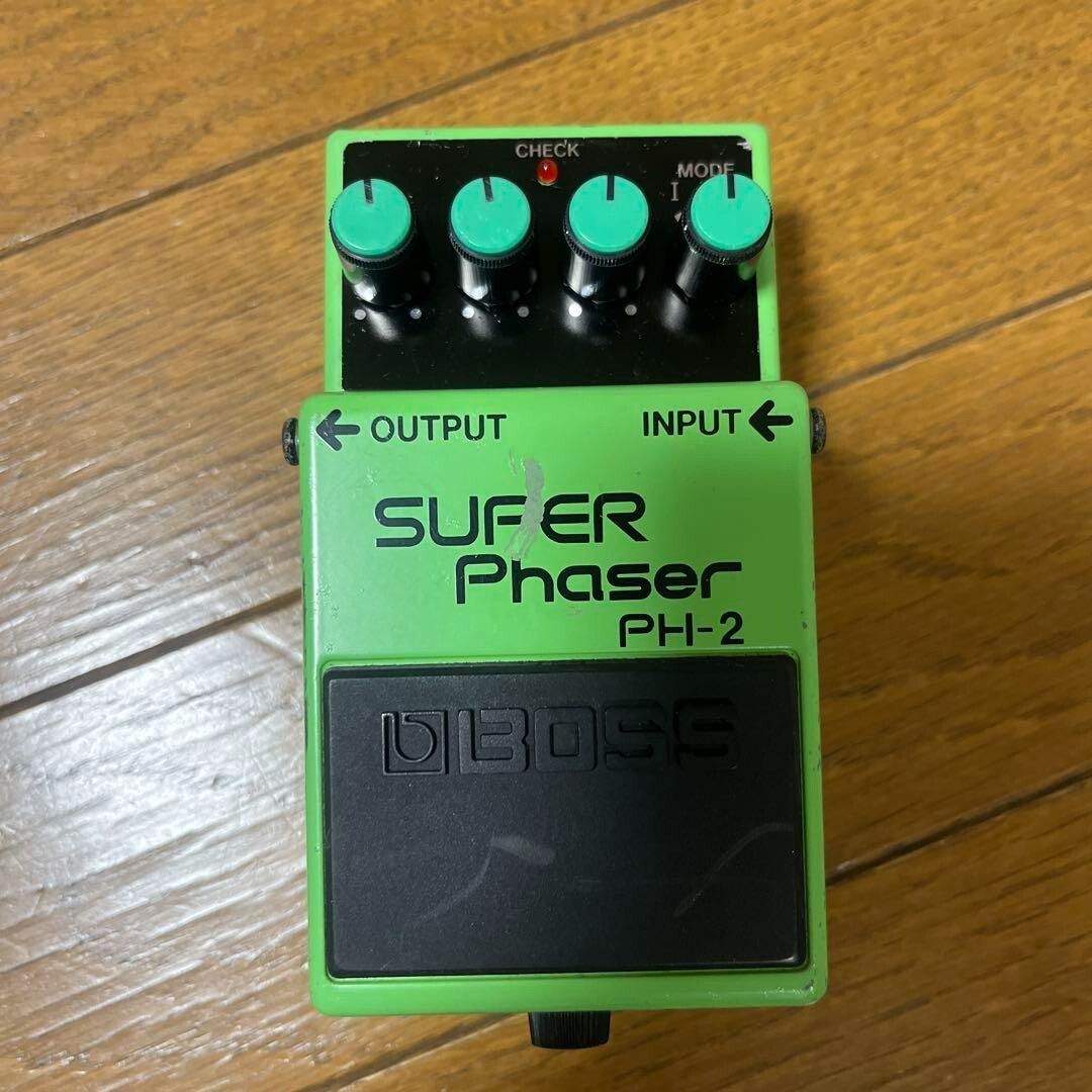 BOSS PH-2 SUPER Phaser Guitar Effect Pedal Compact Green Black Music Instruments