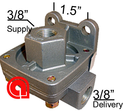 QR-1 QR1 Quick Release Valve Ref: 229860 / KN32011 1/2" Supply