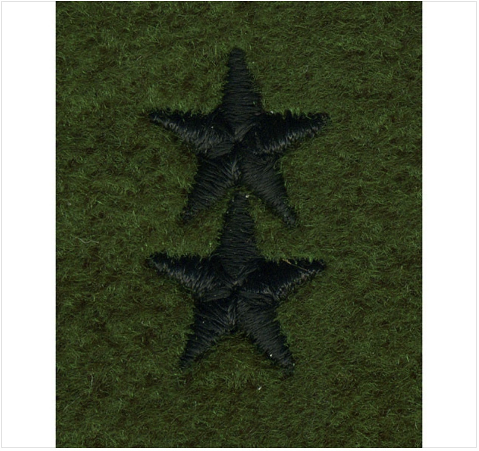 GENUINE U.S. ARMY LEADERSHIP RANK TAB: MAJOR GENERAL