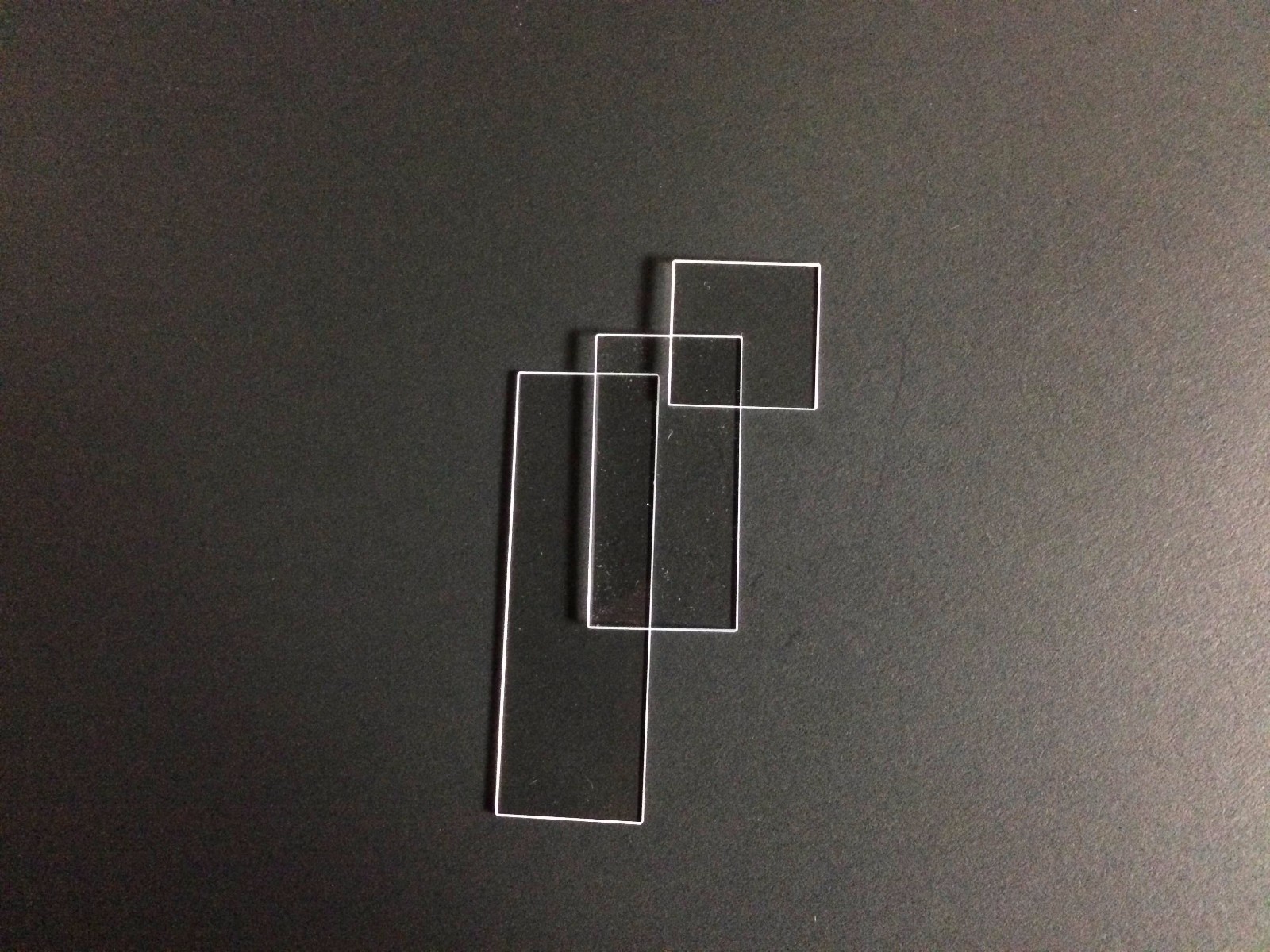 Fused Quartz Microscope Slides, 2"*1"*1mm, optical grade, #FQ-S-002, Pack of 10