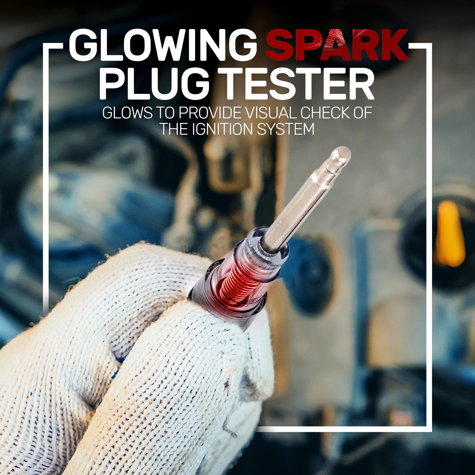 Ram-Pro Inline Spark Tester, Plug Engine Ignition 6-12 Volt 1 Pack, Black
