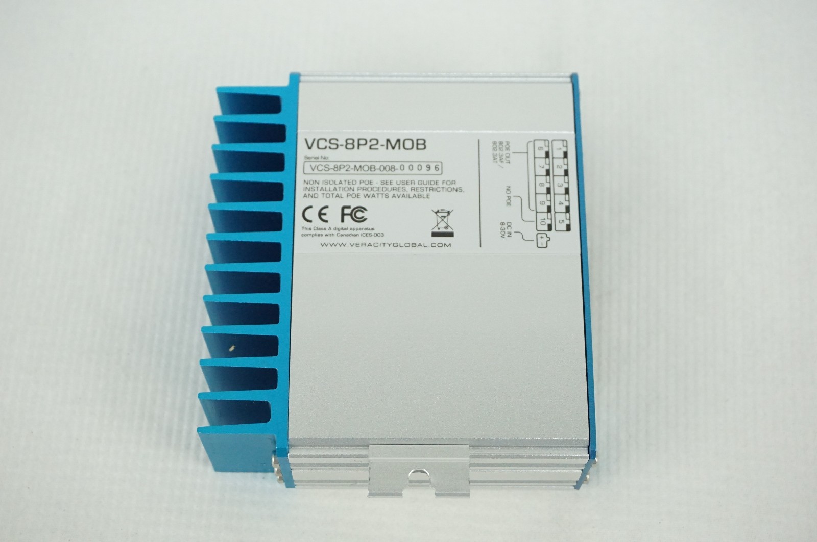 CamSwitch VCS-8P2-MOB 8 Mobile Low Voltage 802.3AT POE Switch