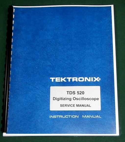 Tektronix TDS 520 Service Manual: Comb Bound & Protective Covers