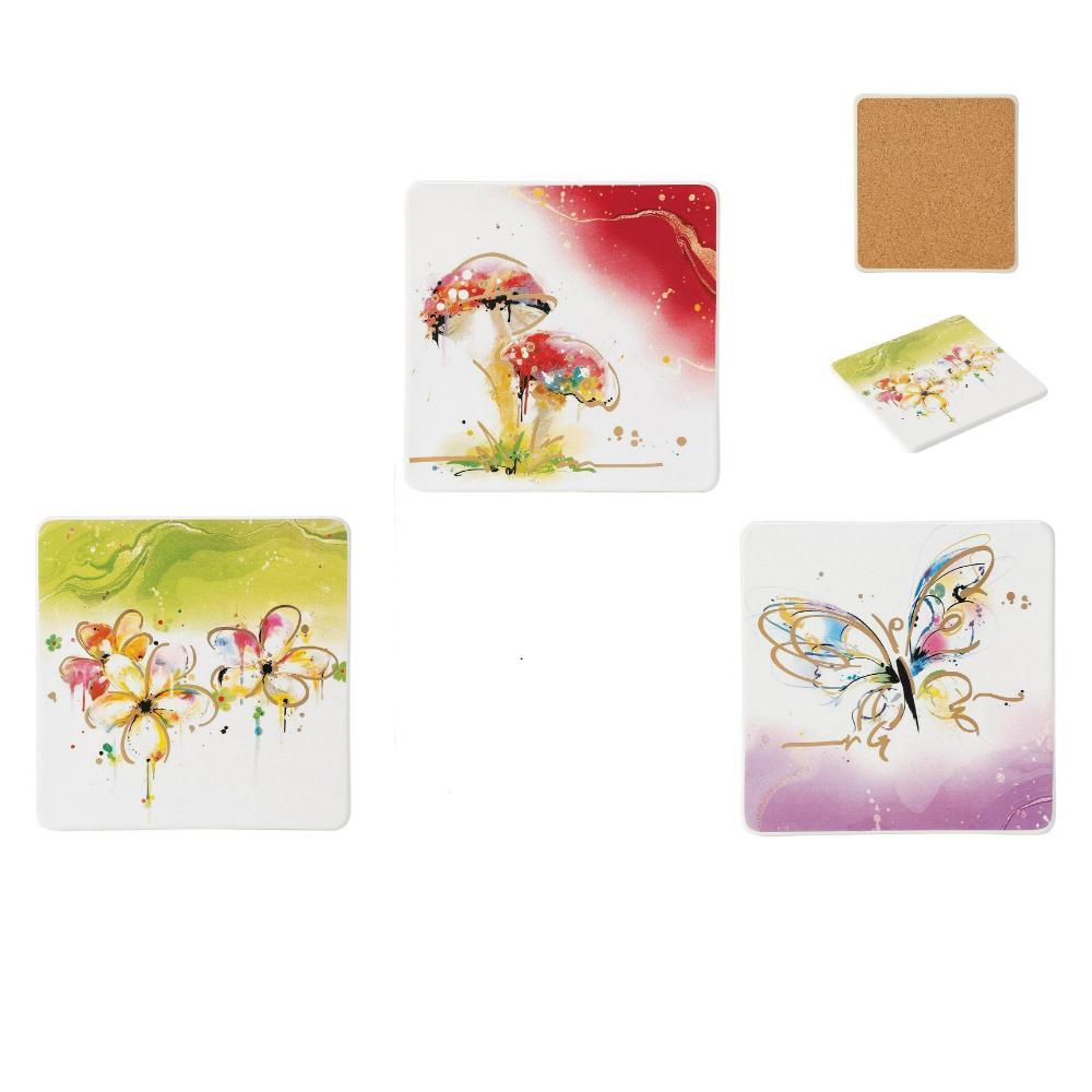 Enesco H4 Izzy and Oliver Connie Haley Trivet, 0.3in H x 6in sq  - Choose Design