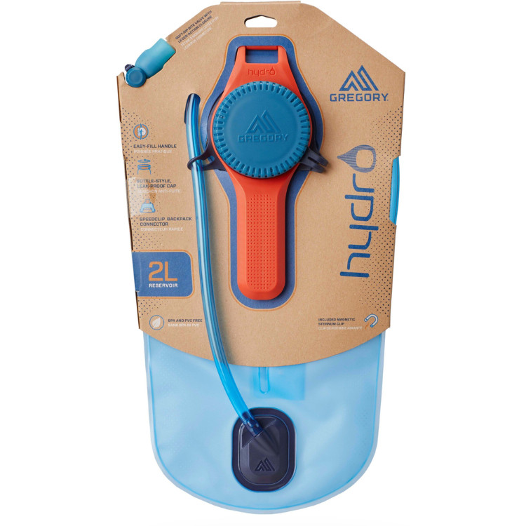 Gregory Hydro Hydration Reservoir 2L Water Bladder Leakproof Bite Valve