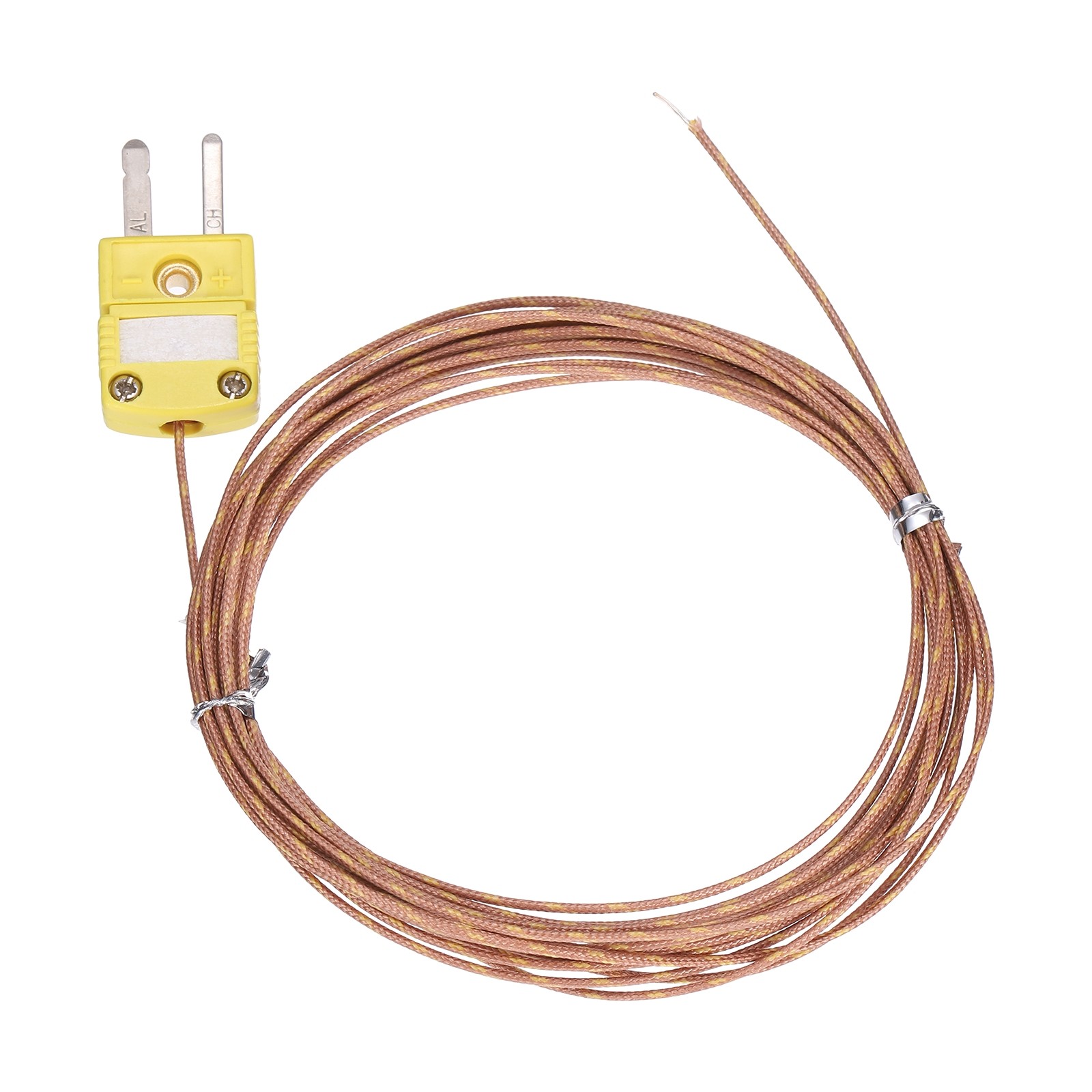 K Type Thermocouple 13.1ft Temperature Sensing Line Measure Range -50°C-482°C