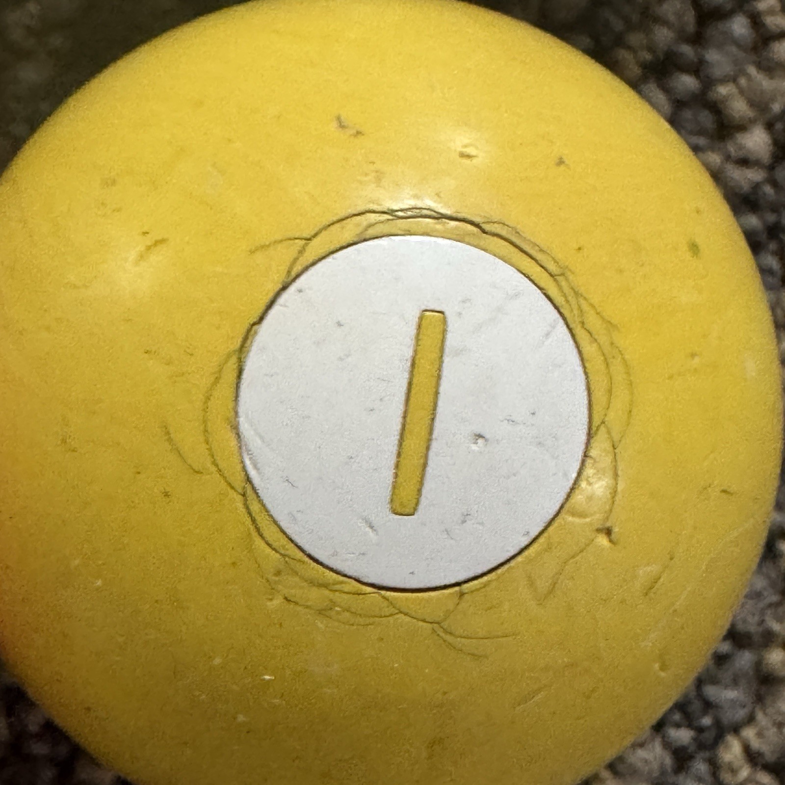 Vintage Billiards Pool Balls with Cue Ball Complete Set
