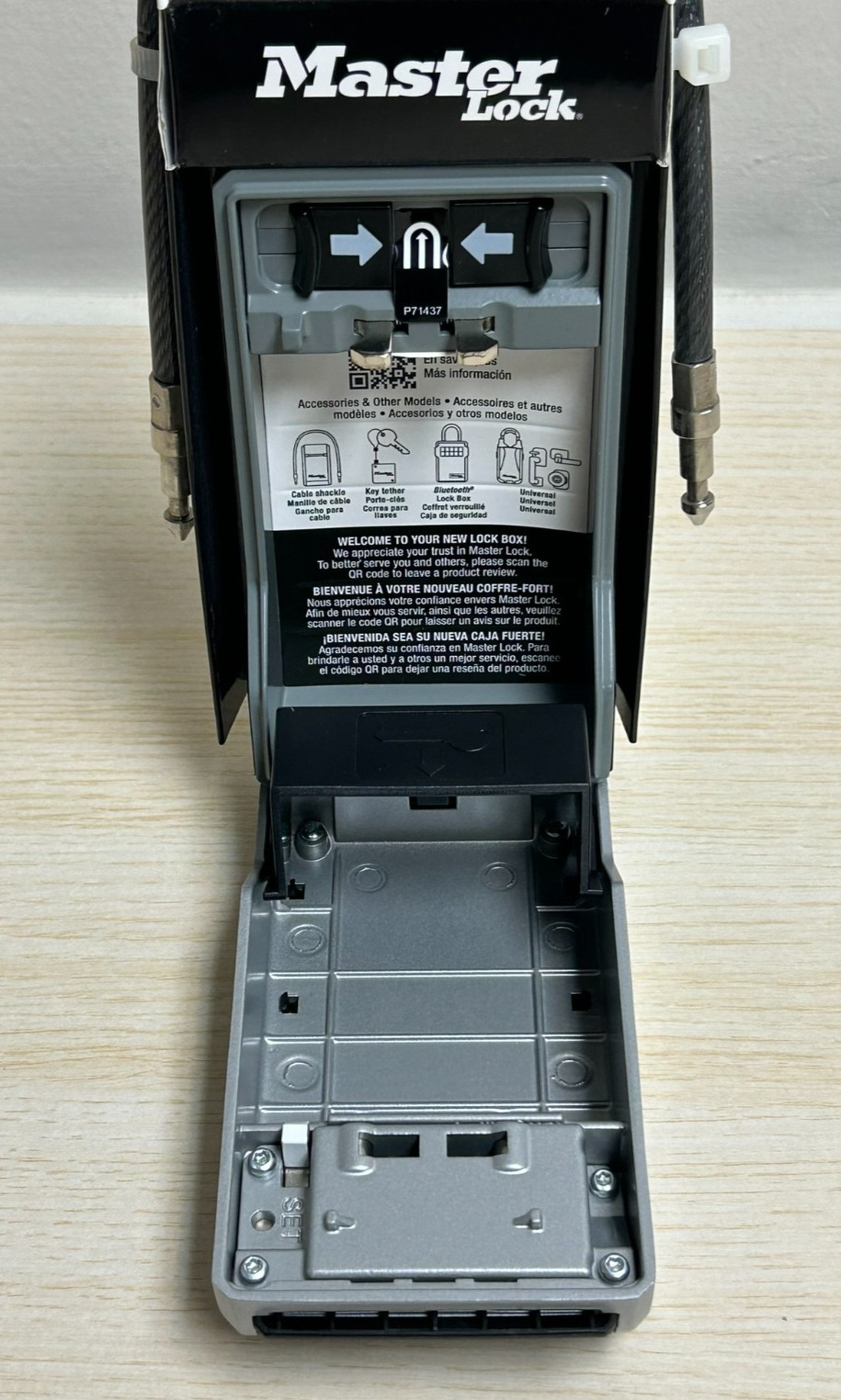 Master Lock Portable Cable Lock Box 5482D