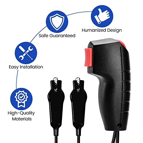 Remote Starter Switch, Starter Button Used for 6v, 12v, 24v Vehicle System,