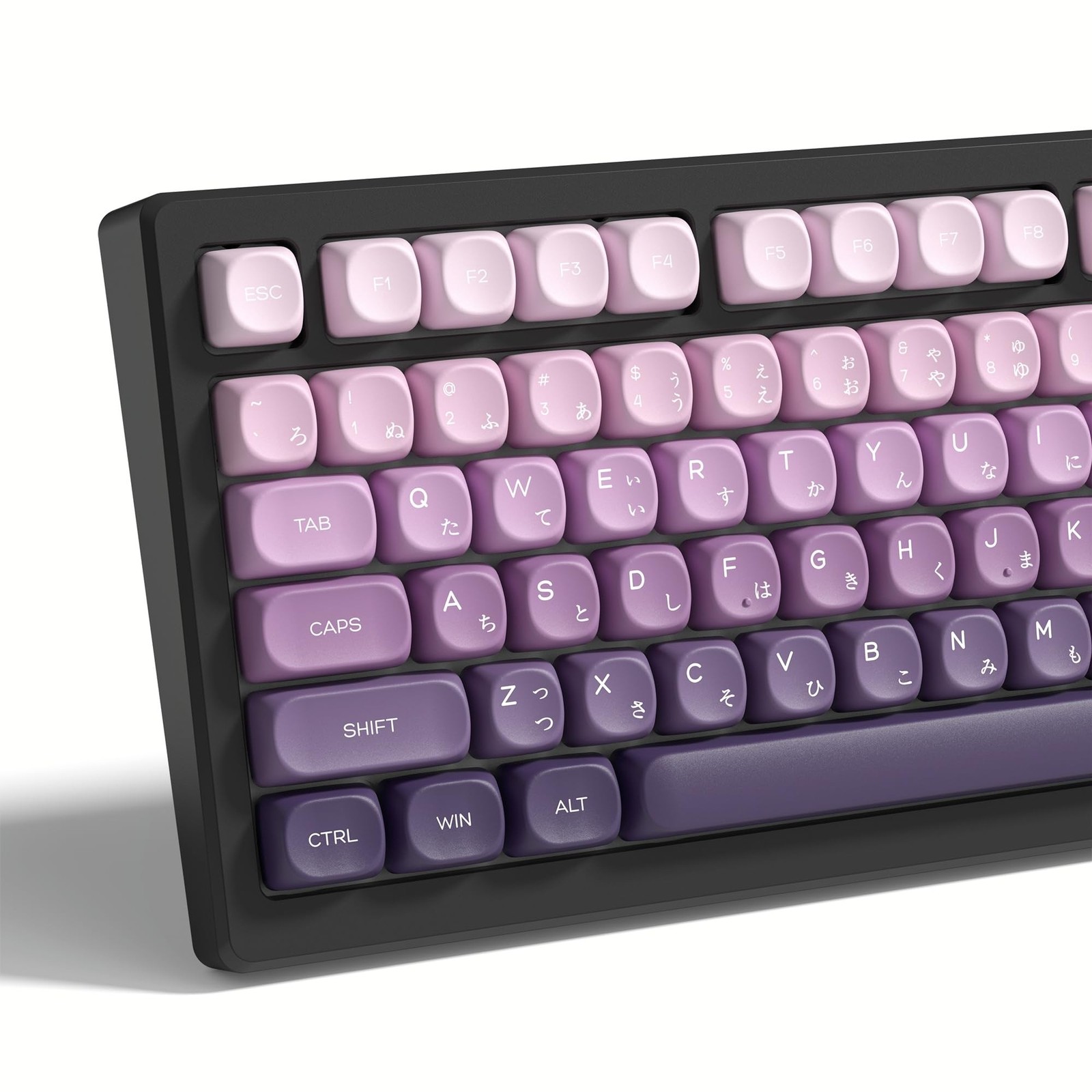 Womier MOA Purple Keycaps Japanese, PBT Keycaps for Mechanical Keyboard,Cute ...