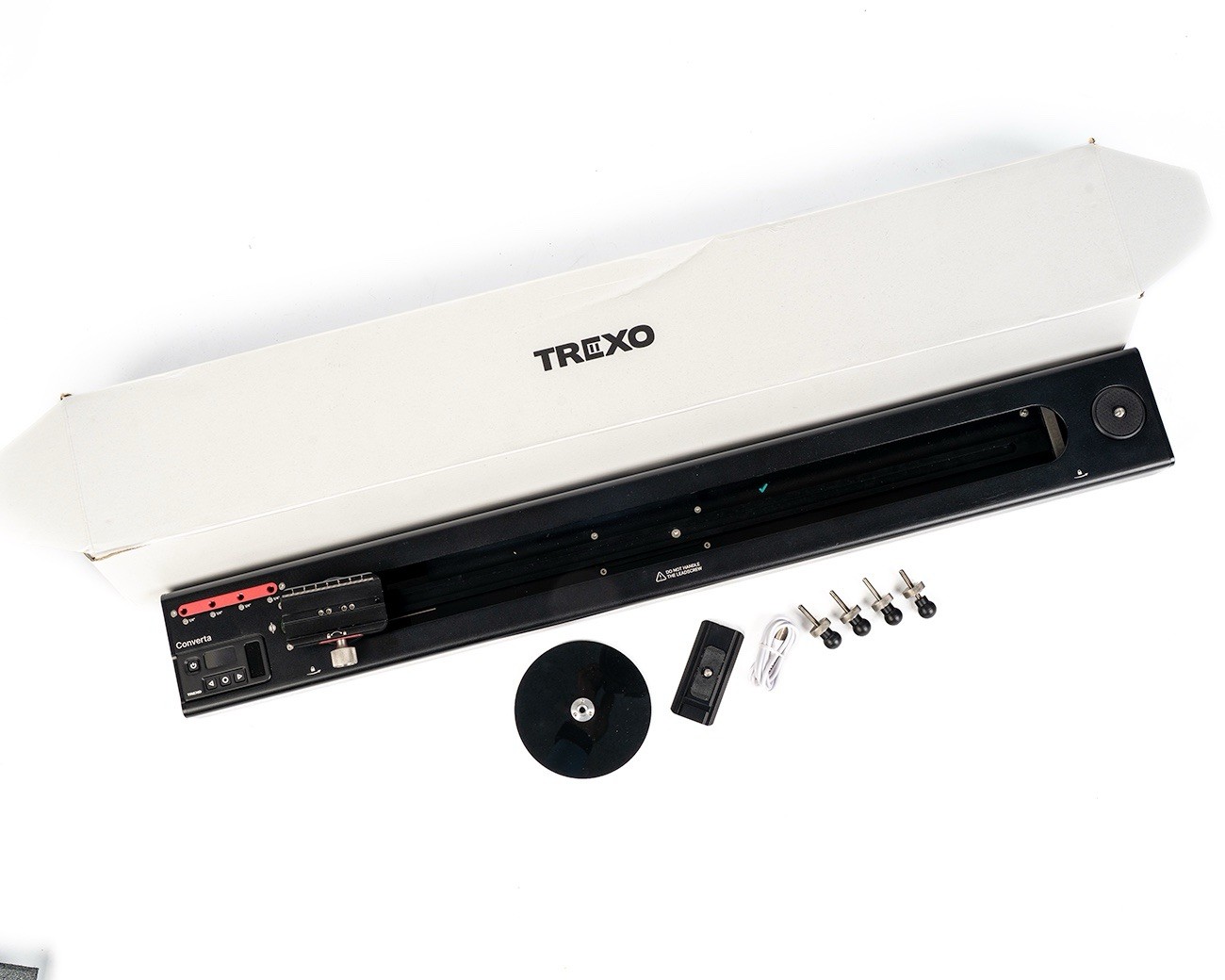 Trexo Converta 600 Motorized Video Camera Slider With Turntable 33.5”