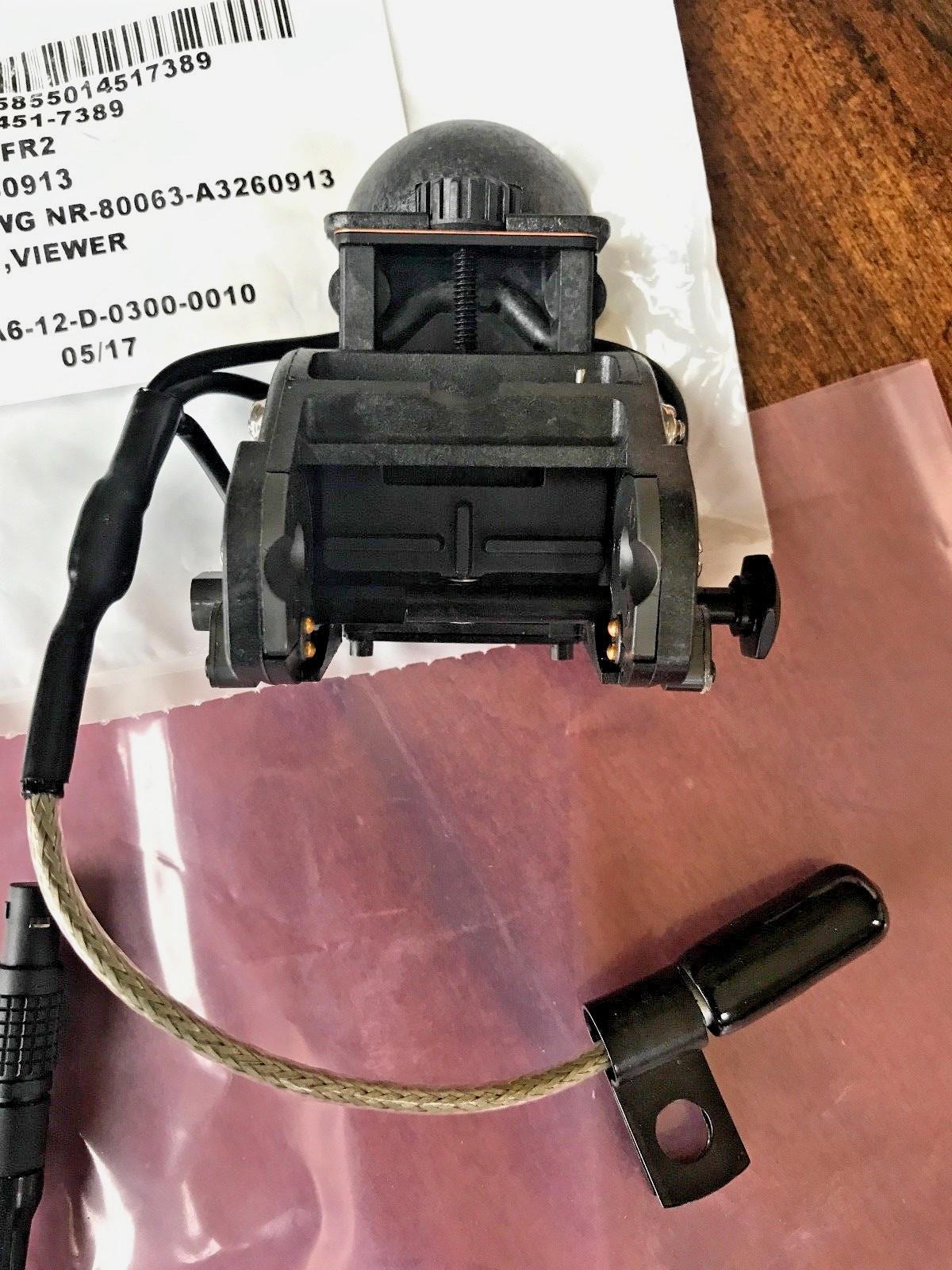 NIB ANVIS 6/9 Night Vision Helmet Mount, NVG Goggle Viewer Flight pilot