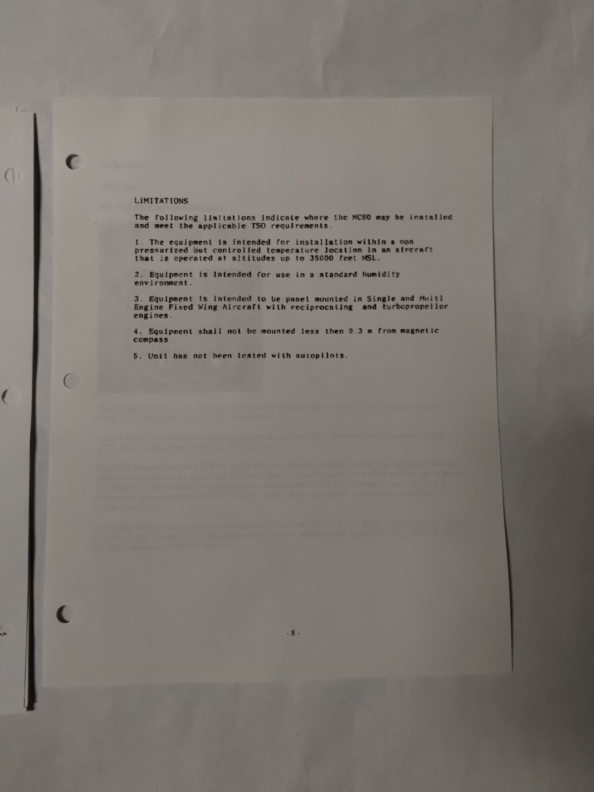 Michel MC60 NAV Converter Operation/ Installation Manual-Copy