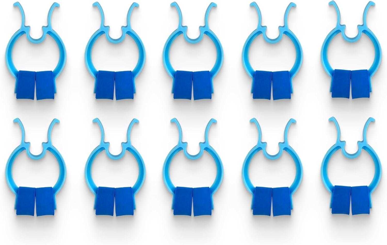 Padded Nose Bleed Stopper Clips - Universal Fit Nose Clip for Spirometry and Bre